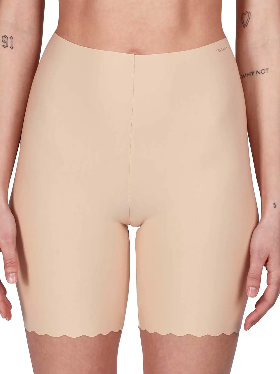 Beżowy Figi z nogawką Skiny Micro Lovers 084274 - zdjęcie 1