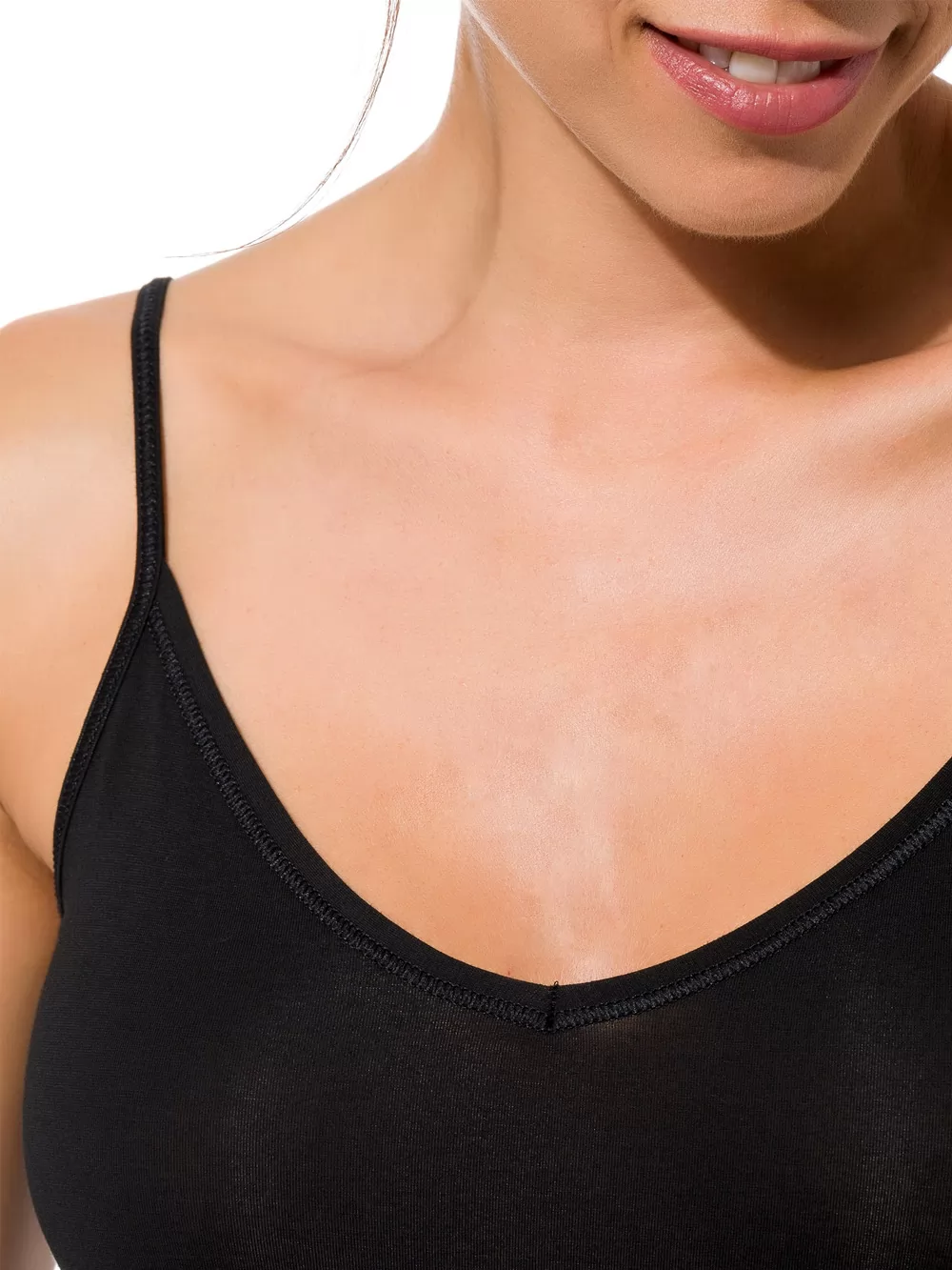 Czarny Koszulka damska Skiny Essentials Light 083929 - zdjęcie 2