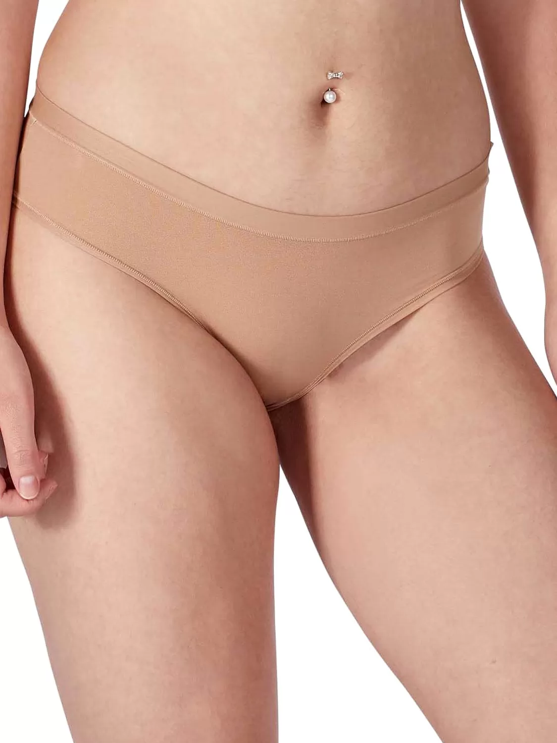 Brązowy Figi 2PACK Skiny Pure Nudity 080078 - zdjęcie 1