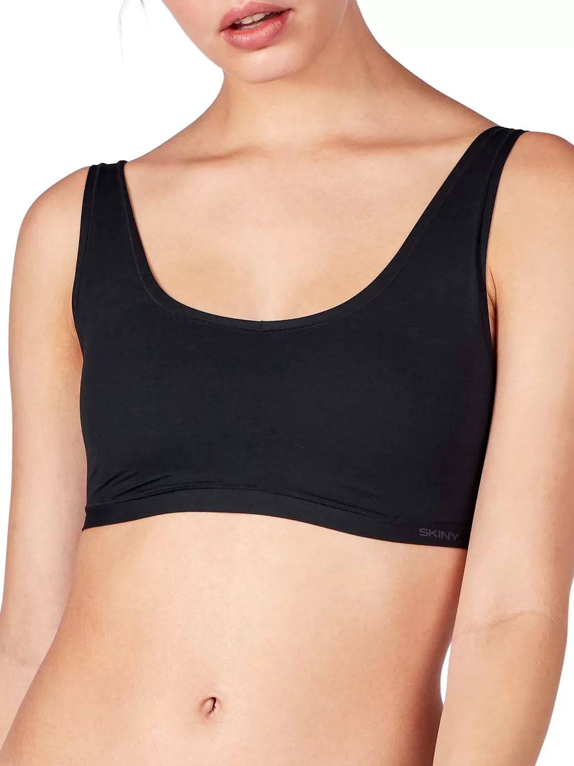 Czarny Top damski 2PACK Skiny Pure Nudity 080076 - zdjęcie 1