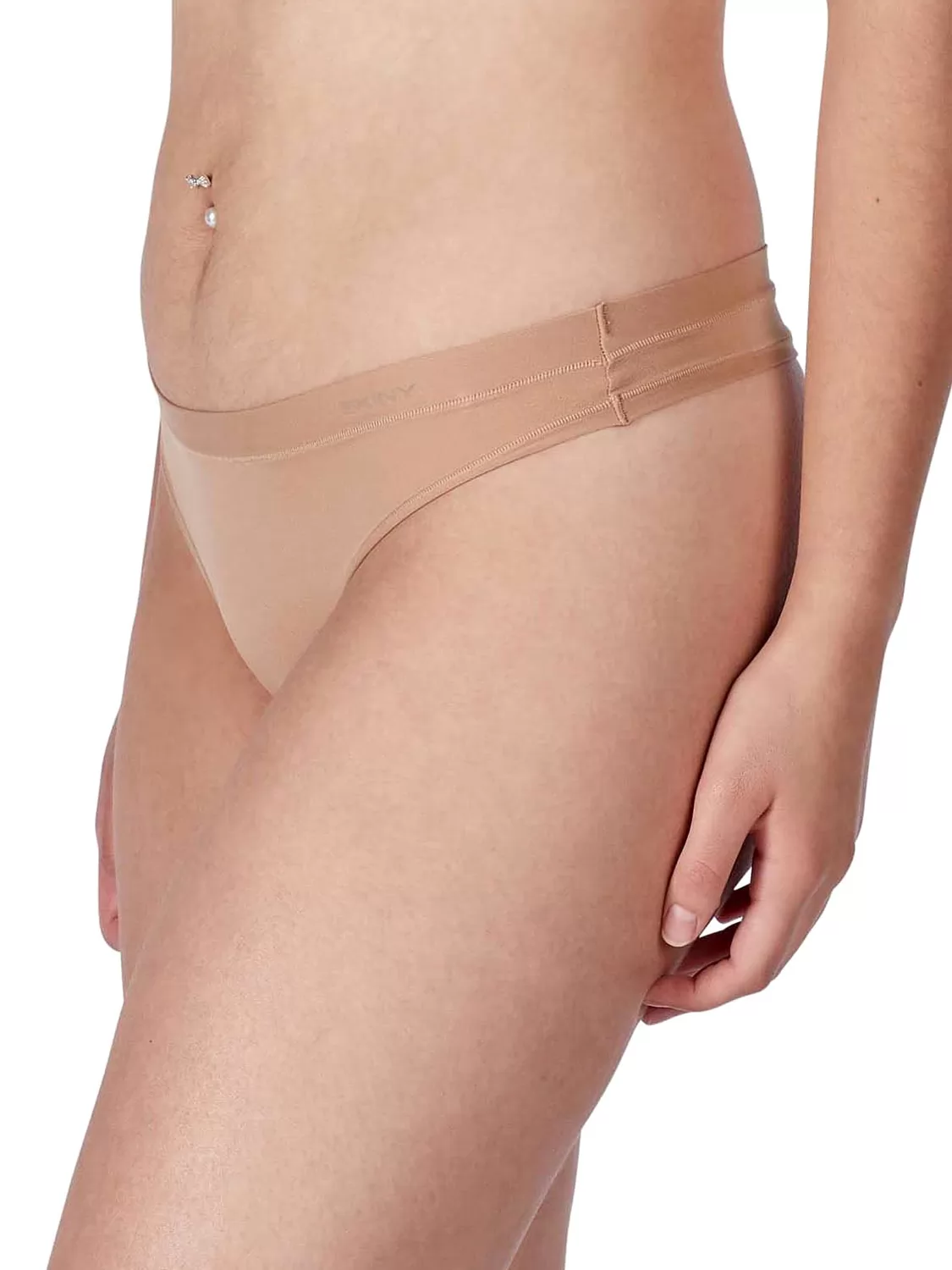 Beżowy Stringi 2PACK Skiny Pure Nudity 080077 - zdjęcie 1