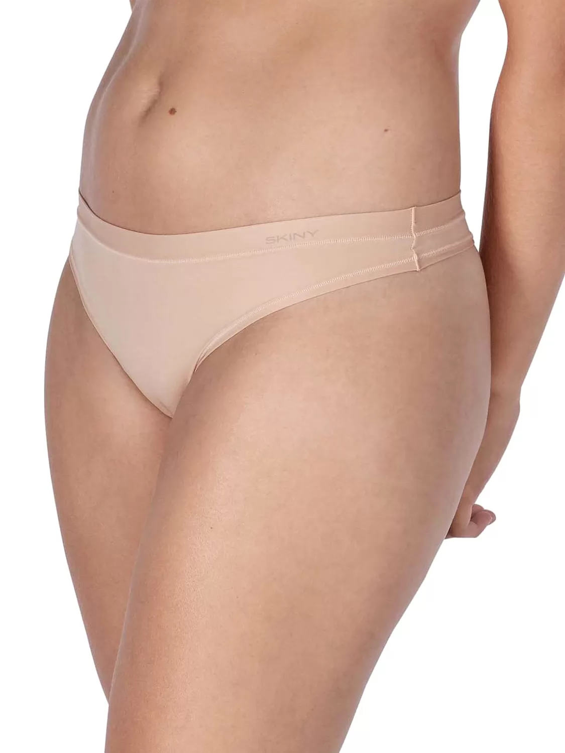 Beżowy Stringi 2PACK Skiny Pure Nudity 080077 - zdjęcie 1