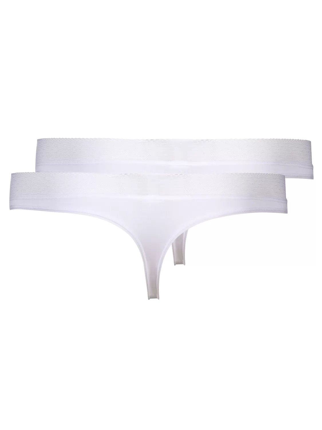 Biały Stringi 2PACK Skiny Advantage Lace 083721 - zdjęcie 4