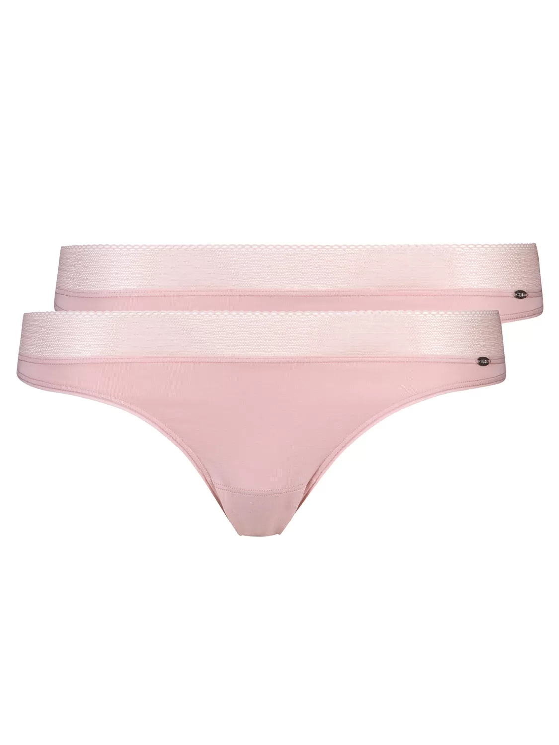 Pudrowy róż Stringi 2PACK Skiny Advantage Lace 083721 - zdjęcie 2