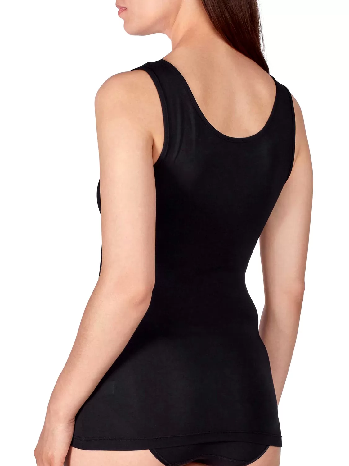 Czarny Koszulka damska Huber Soft Comfort 016449 - zdjęcie 2