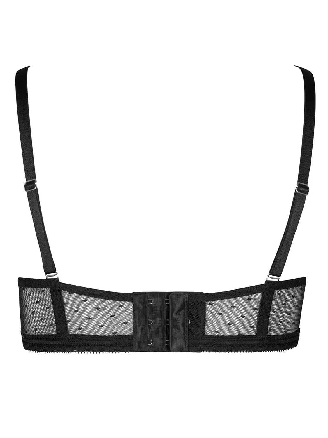 Czarny Biustonosz z odpinanymi ramiączkami Huber Body Couture 016384 - zdjęcie 6