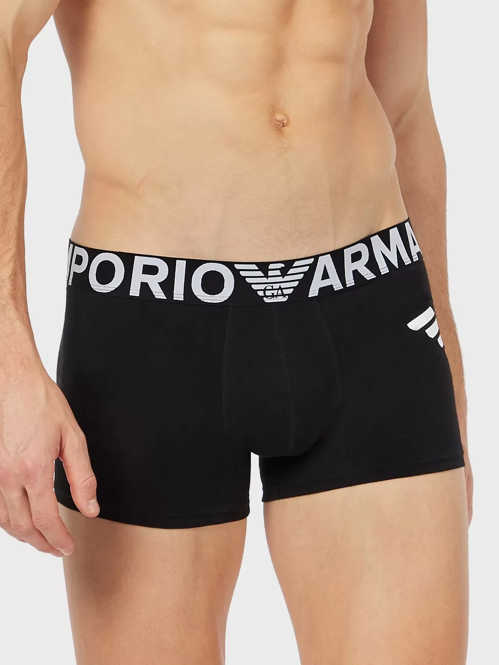 Czarny Bokserki męskie Emporio Armani 1117761P725 - zdjęcie 1