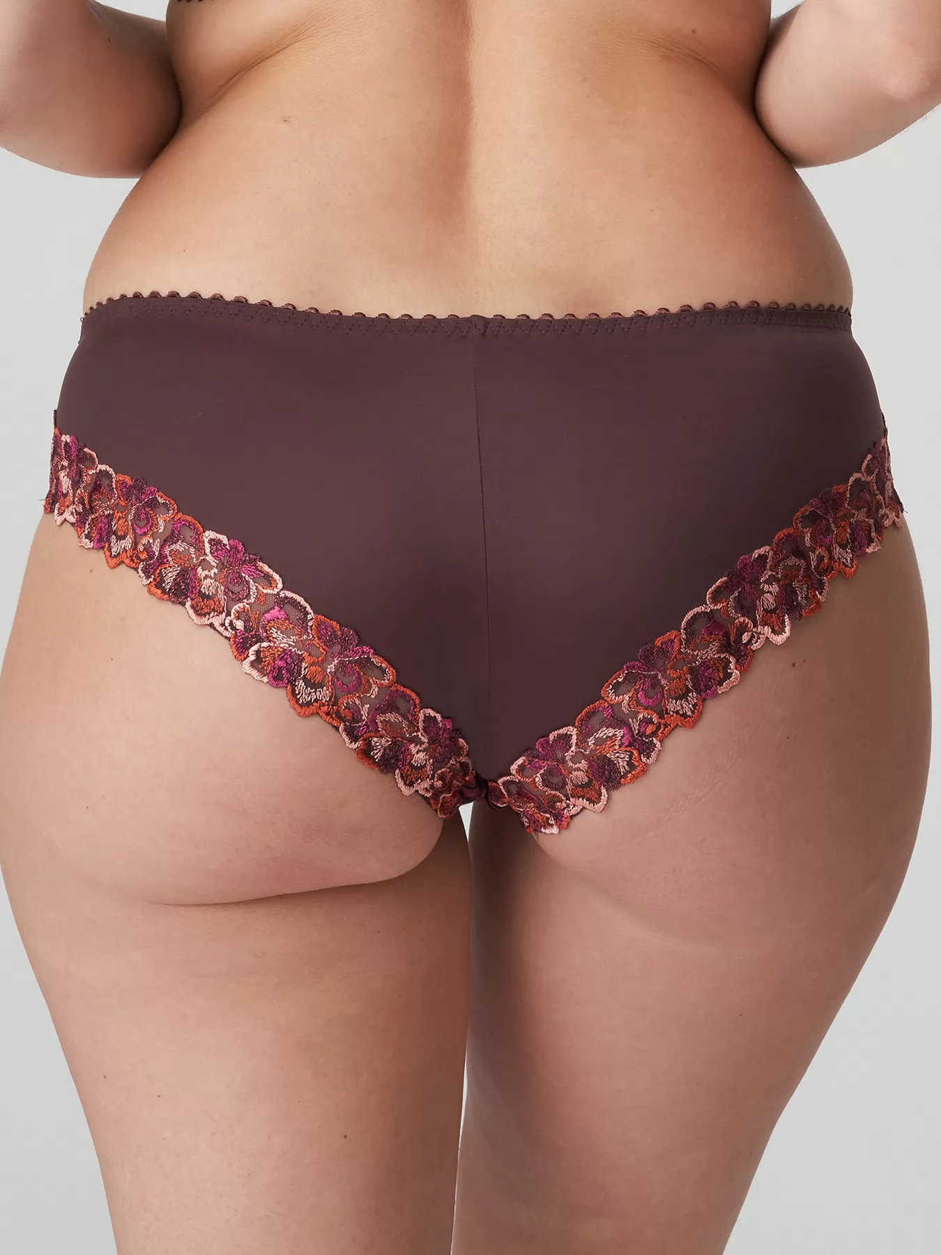 Bordowy, brązowy, wielobarwny Figi hipster PrimaDonna Sevas 563282 - zdjęcie 3