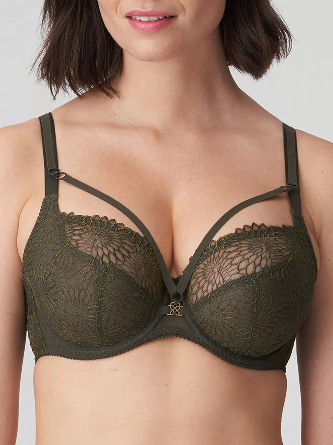 Zielony Biustonosz balkonetka PrimaDonna Sophora 163184 - zdjęcie 2