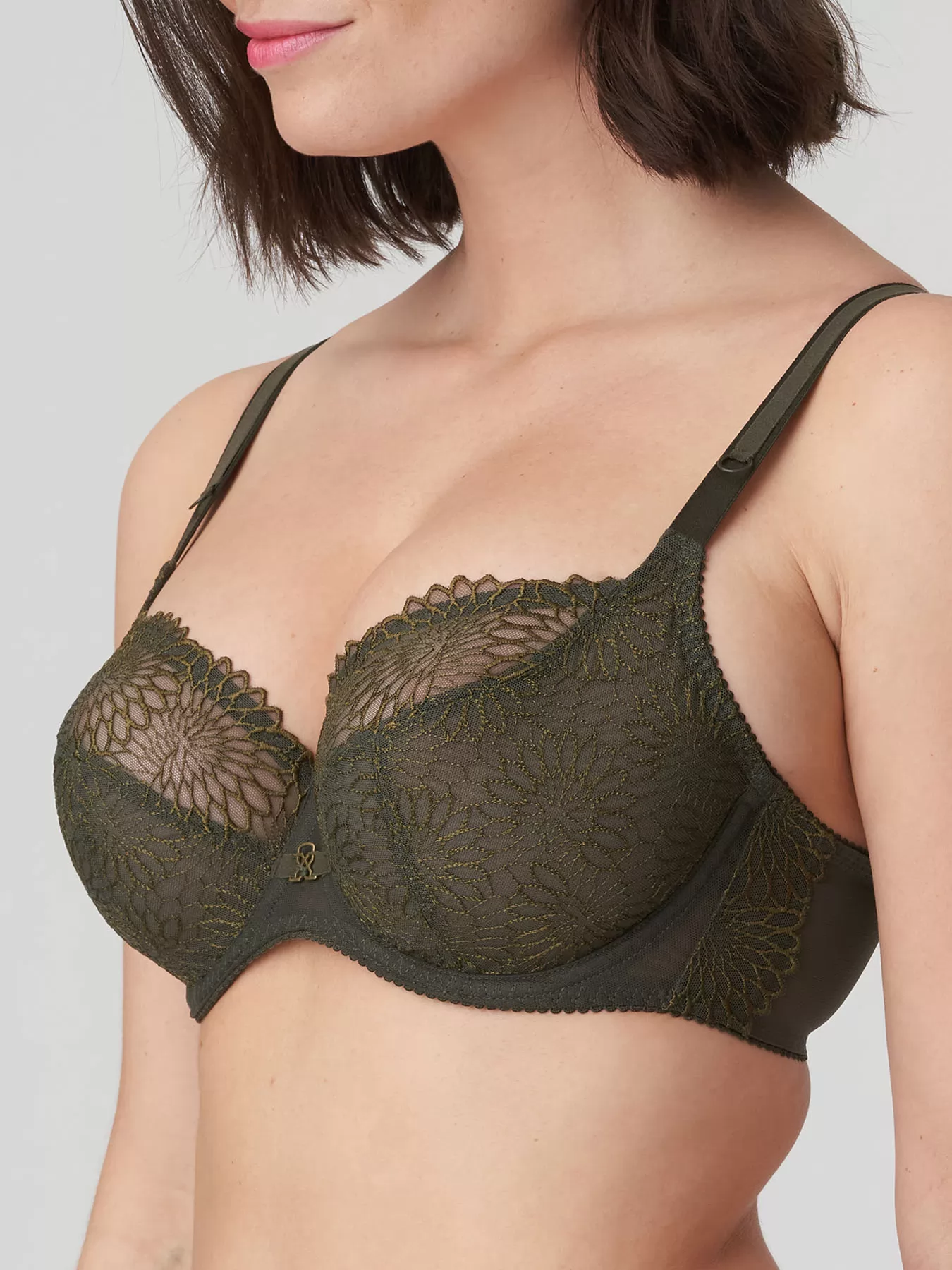 Zielony Biustonosz balkonetka PrimaDonna Sophora 163184 - zdjęcie 3