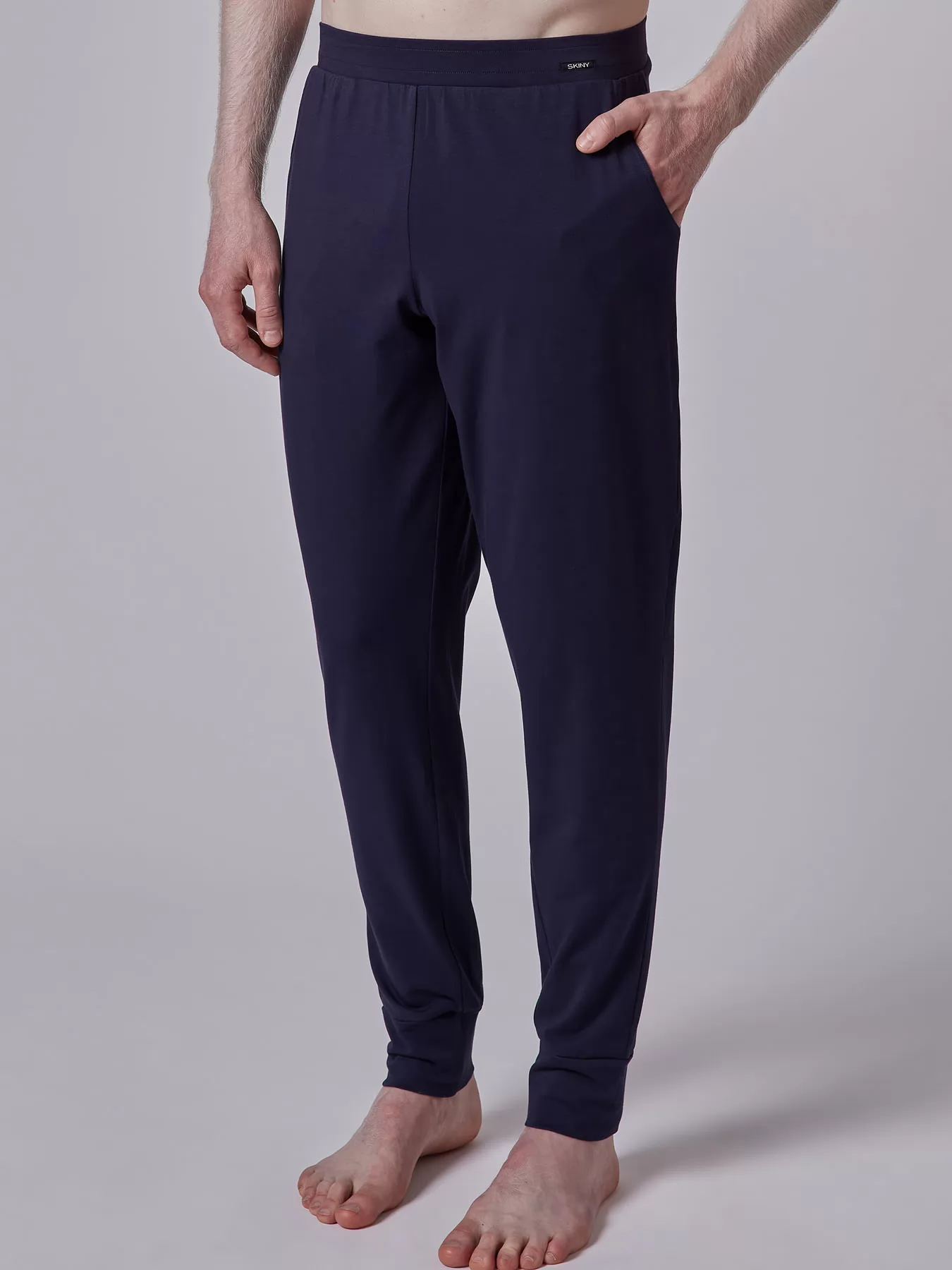 Granatowy Spodnie męskie Skiny Every Night 080513 - zdjęcie 1