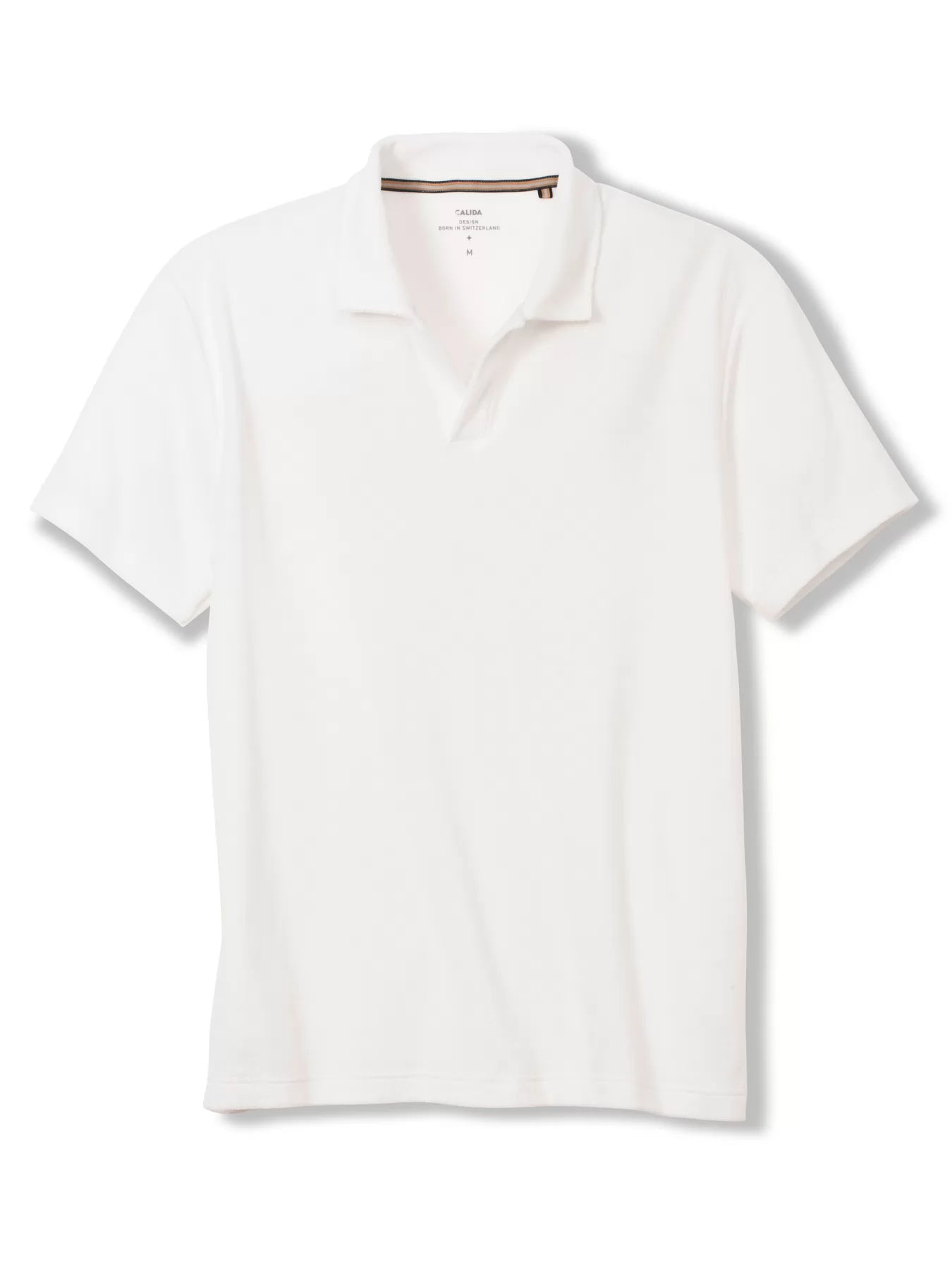 Biały Koszulka męska frotte Calida Remix Lounge Leisure 14469 - zdjęcie 3