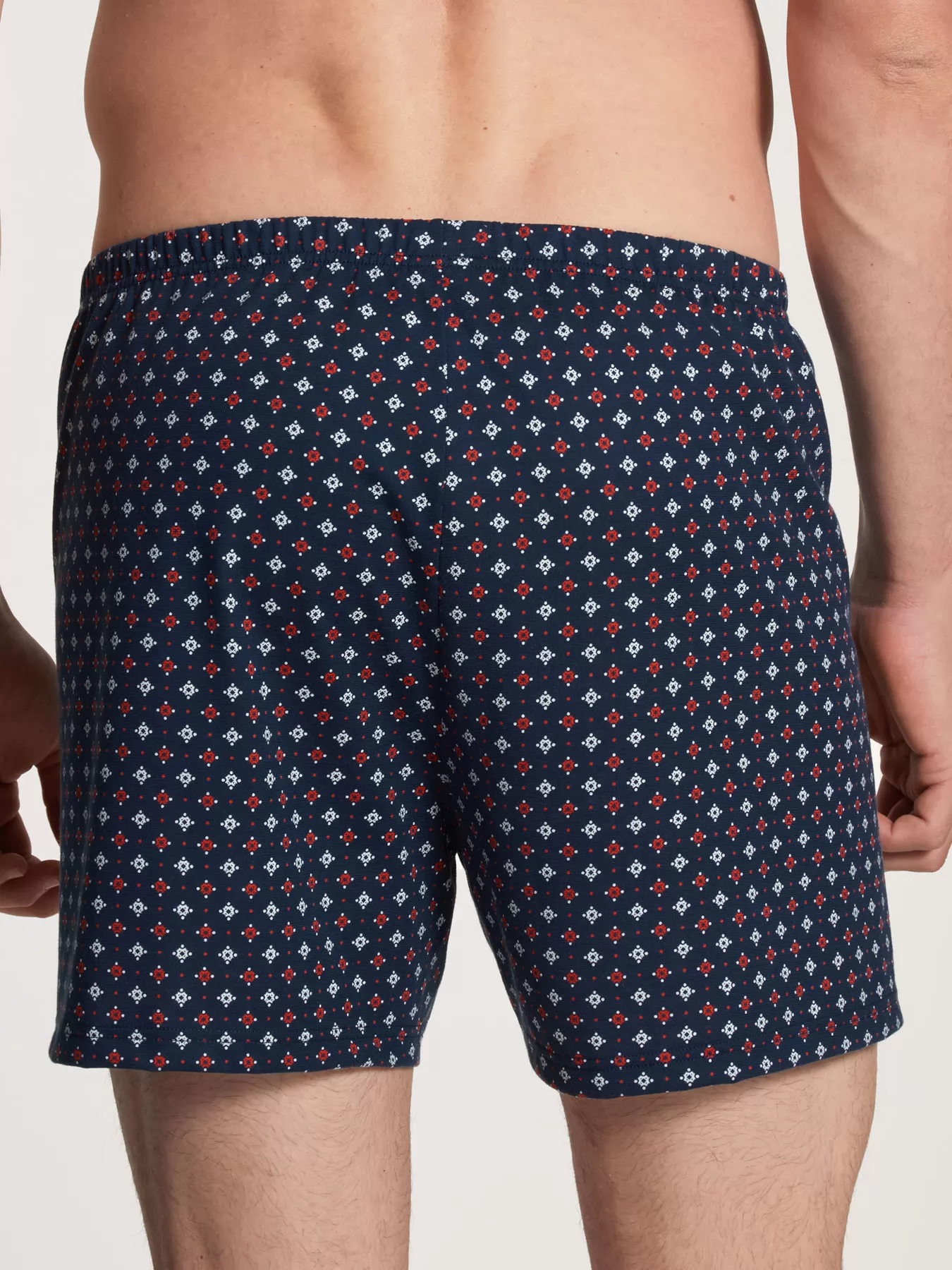 Czerwony, granatowy Bokserki męskie Calida Prints 24489 - zdjęcie 2