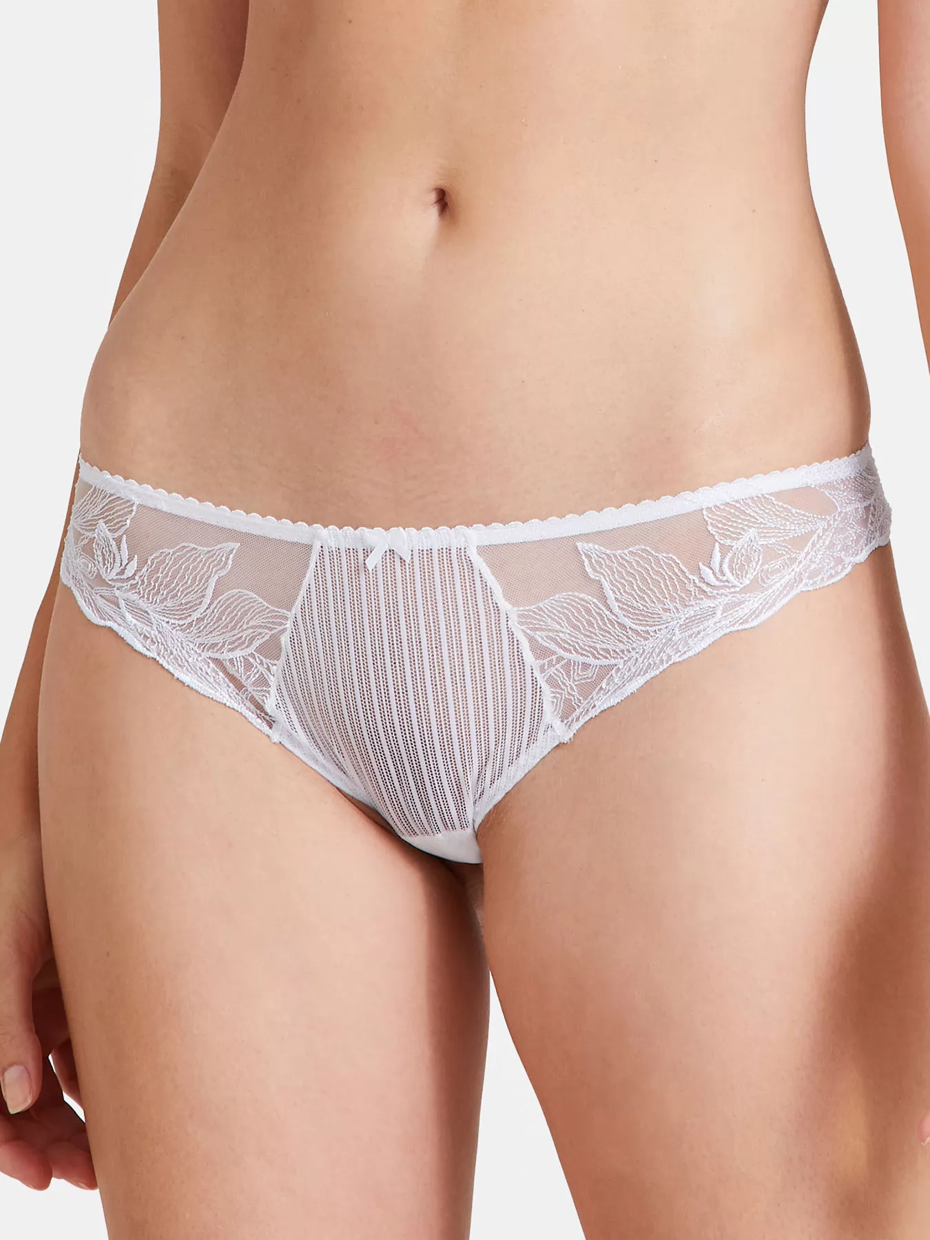 Biały Figi italian Aubade Fleur de Tattoo TB27-6 - zdjęcie 1