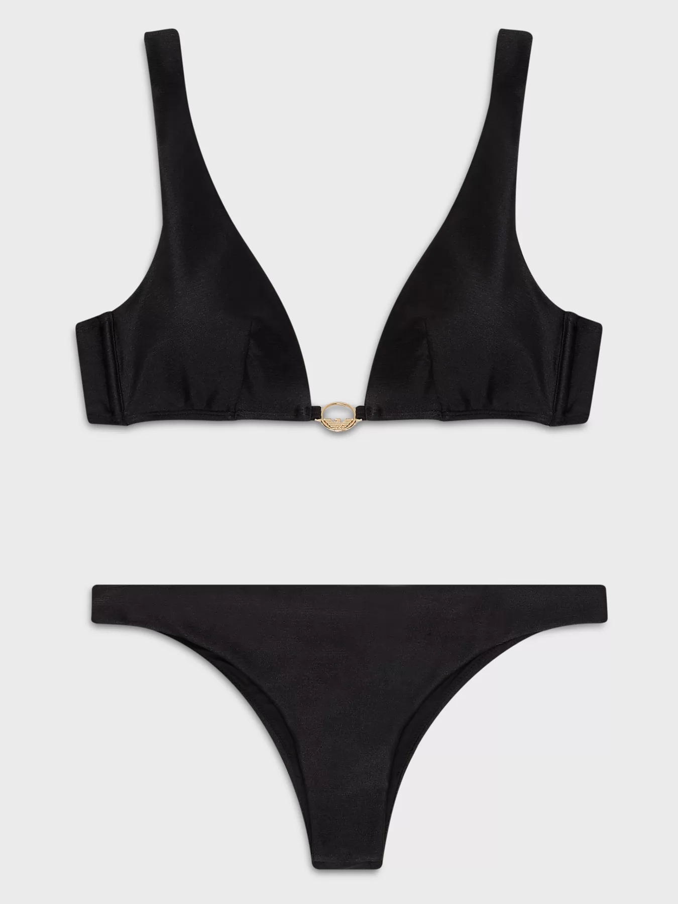 Czarny Bikini Emporio Armani 2627132R348 - zdjęcie 4