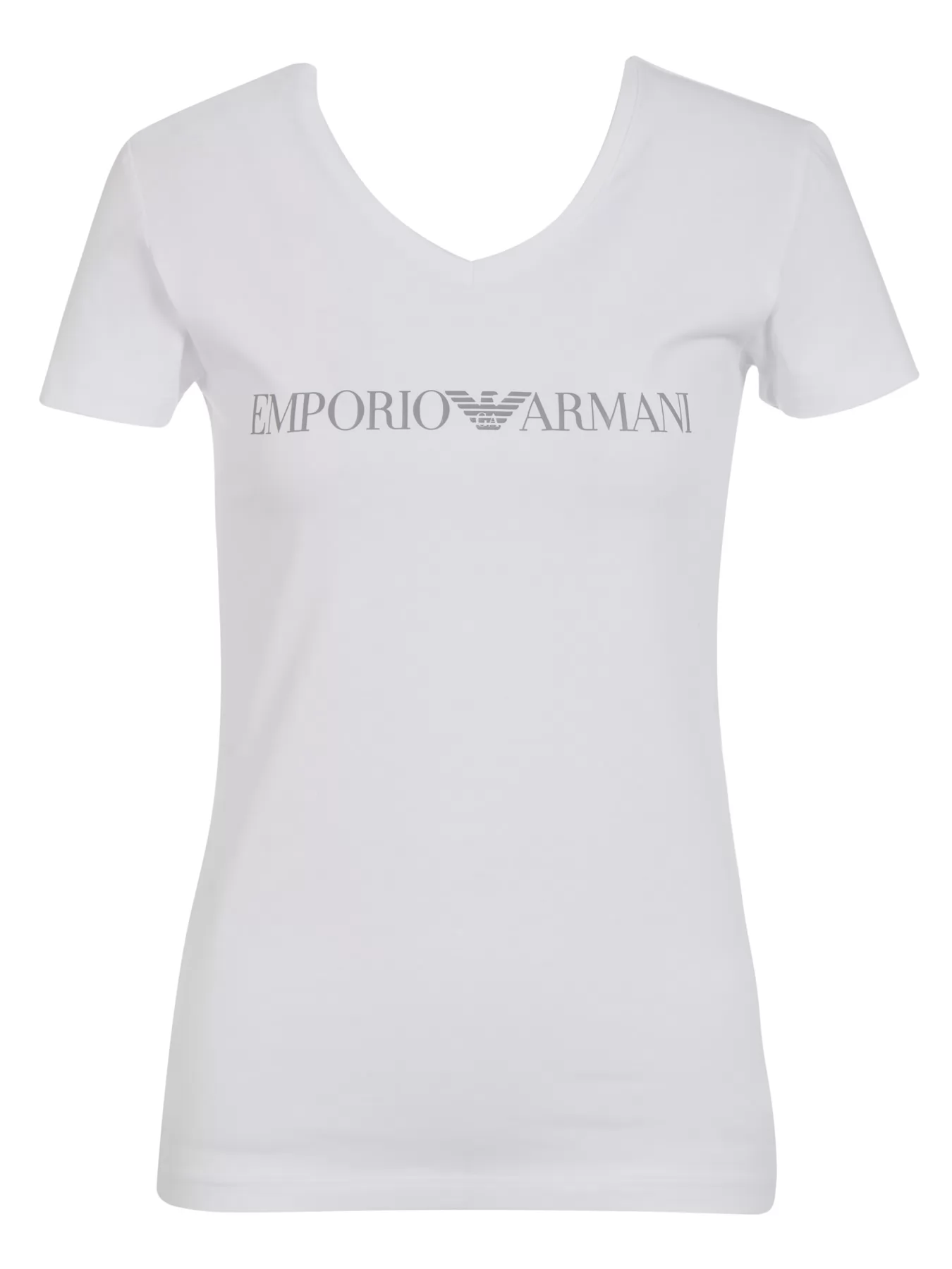 Biały Koszulka damska Emporio Armani 1633212F227 - zdjęcie 2