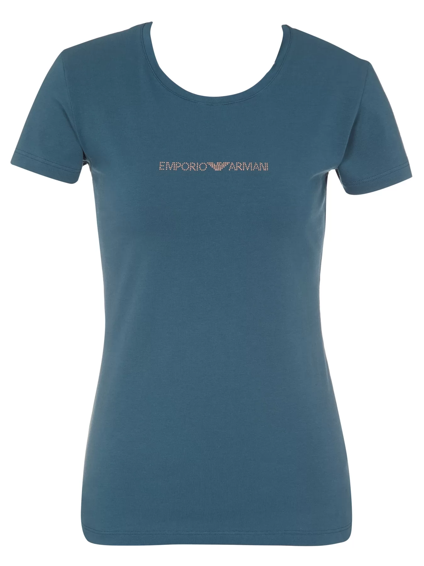 Niebieski Koszulka damska Emporio Armani 1631392F223 - zdjęcie 2