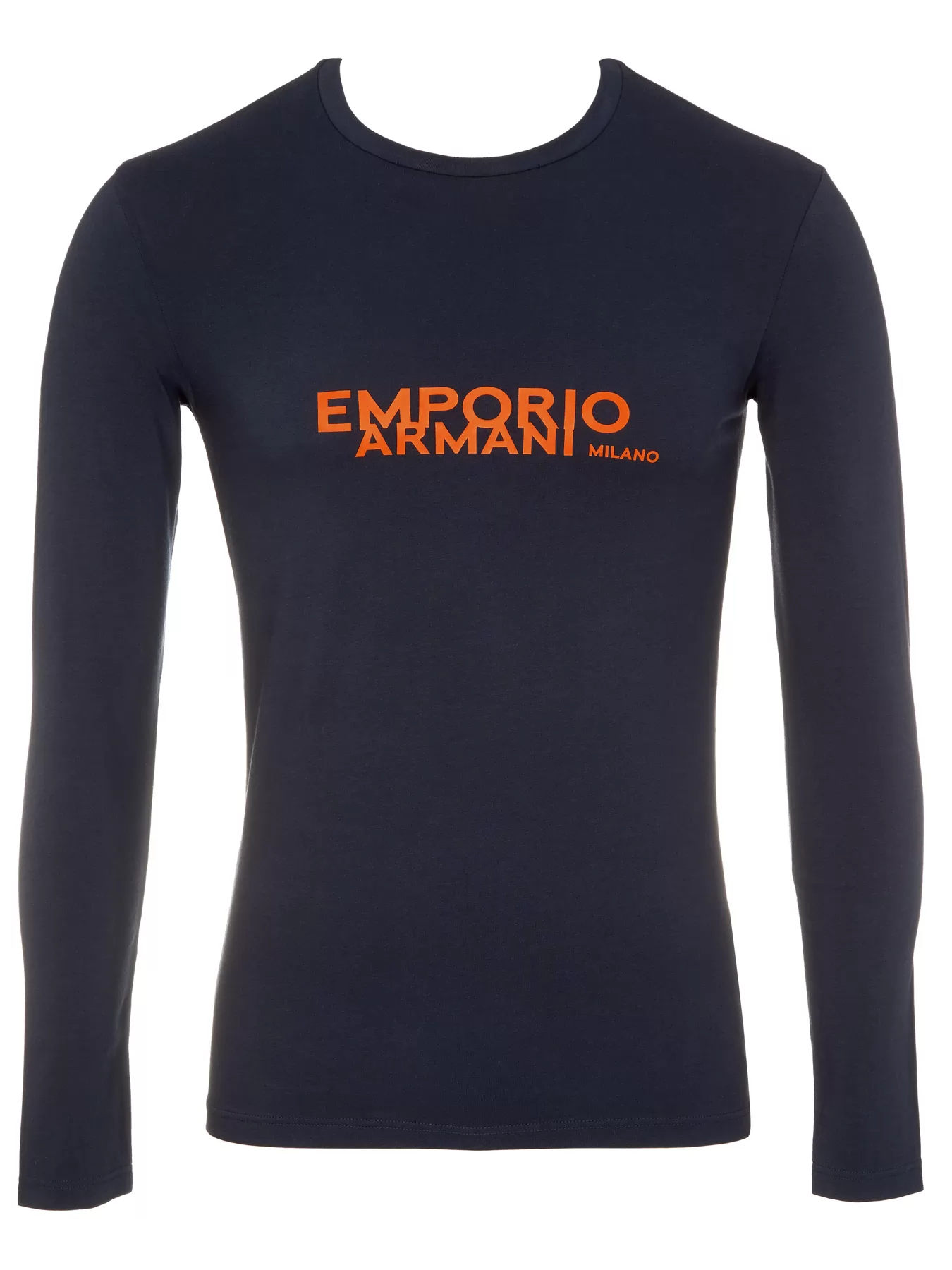 Granatowy Koszulka męska Emporio Armani 1110232F725 - zdjęcie 3