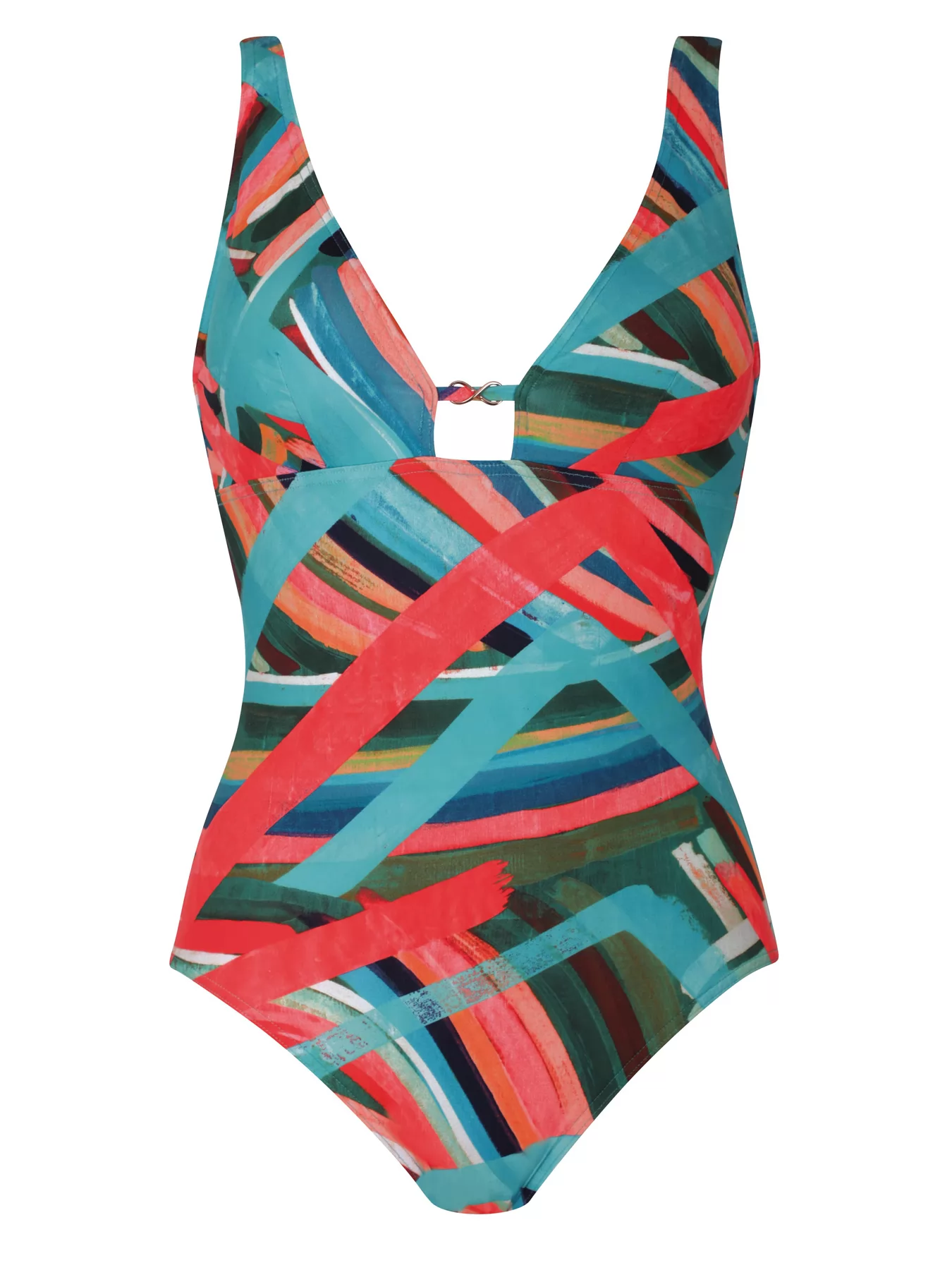 Czerwony, niebieski, wielobarwny Kostium kąpielowy Sunflair 22093 - zdjęcie 1