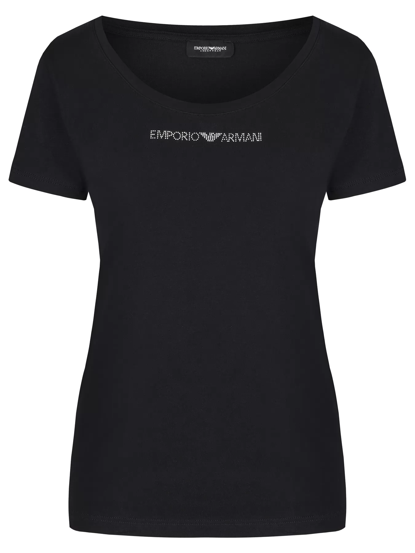 Czarny Koszulka damska Emporio Armani 1633773R223 - zdjęcie 1