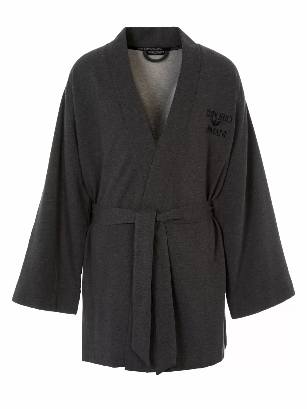 Szary Szlafrok męski Emporio Armani 1120763F571 - zdjęcie 2