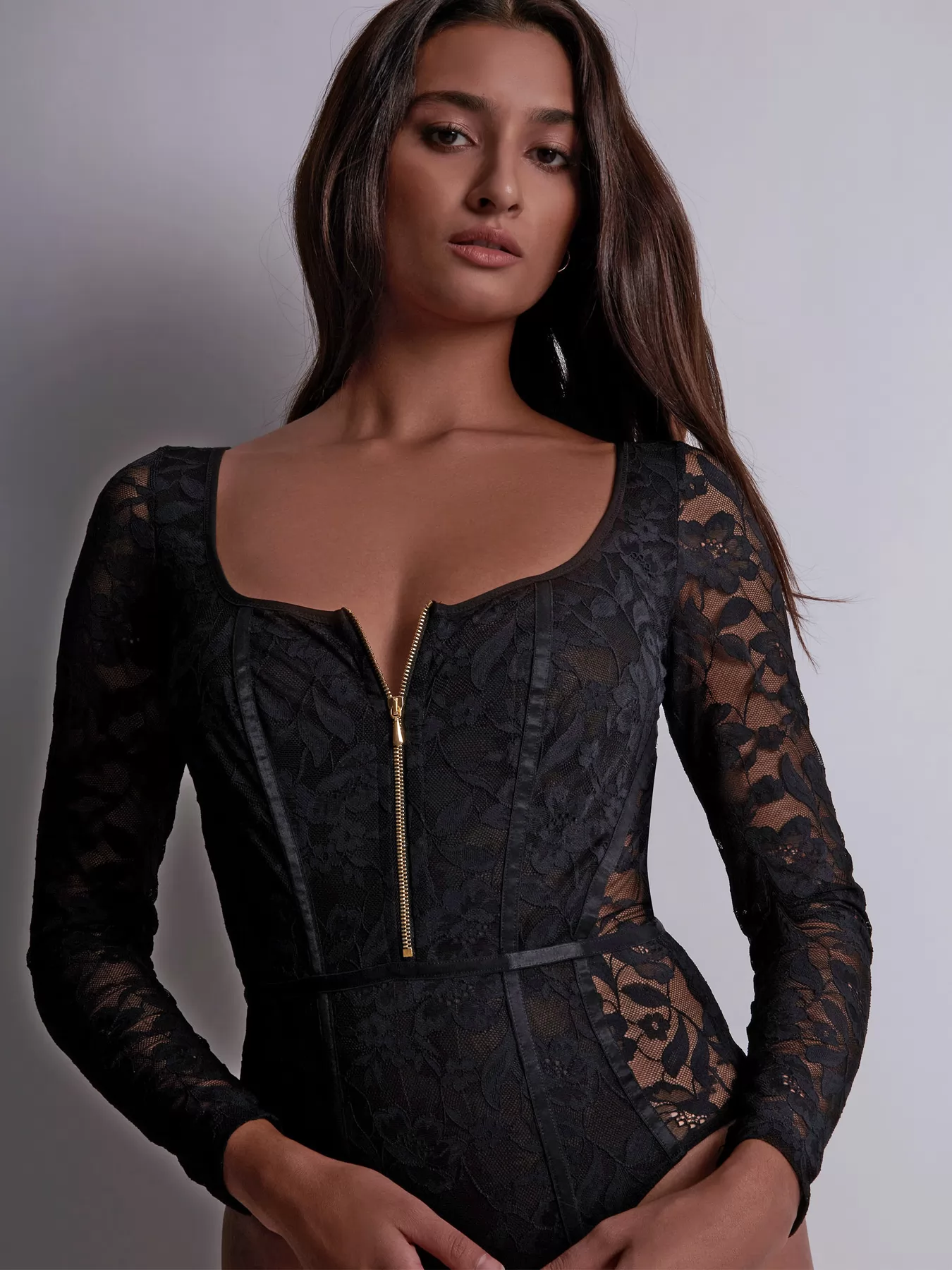 Czarny Body Aubade Les Bodys 1M84-3 - zdjęcie 5