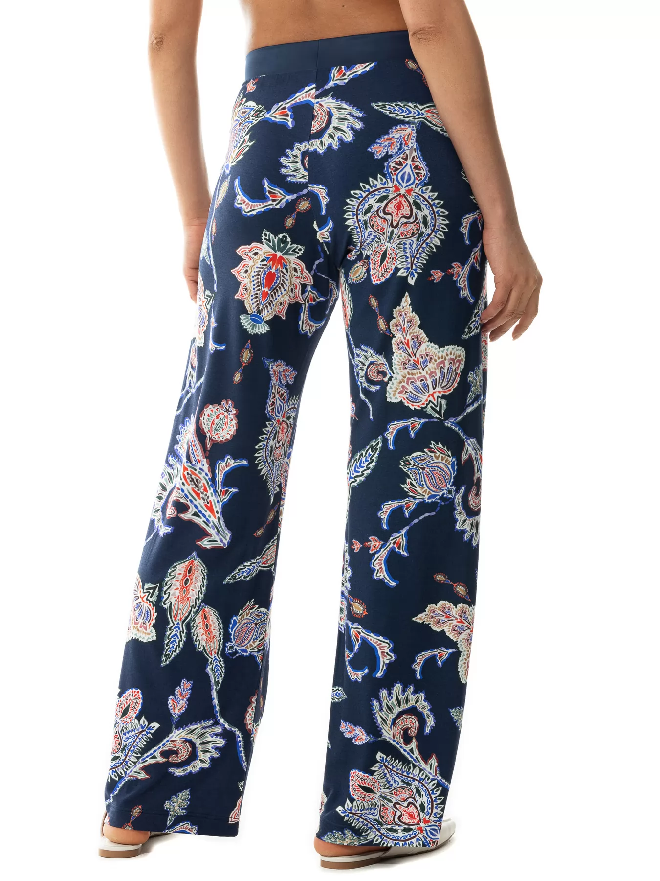 Granatowy, wielobarwny Spodnie damskie mey Telia 17577S - zdjęcie 2