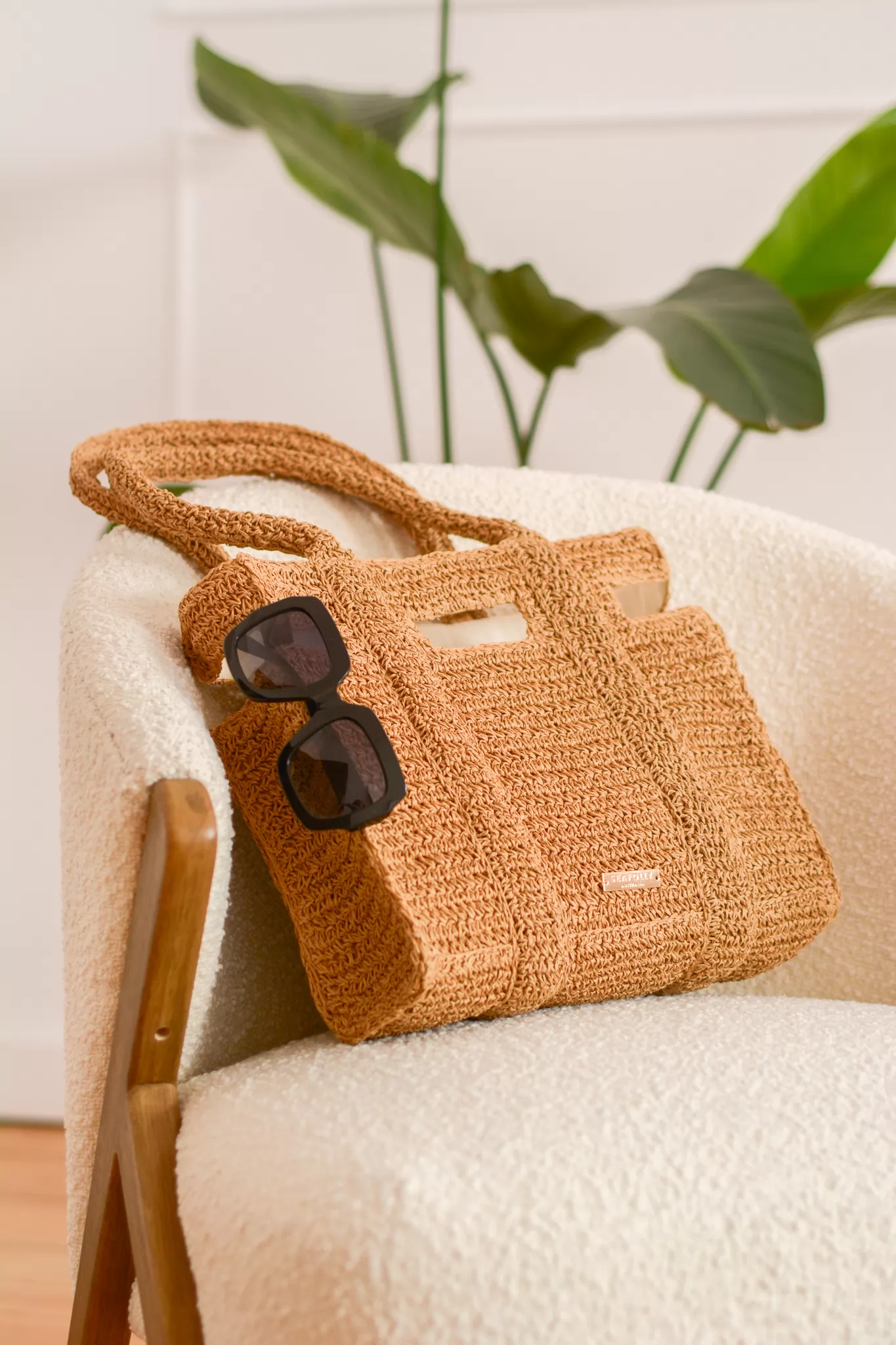 Brązowy Torba plażowa Seafolly 72011-BG - zdjęcie 5