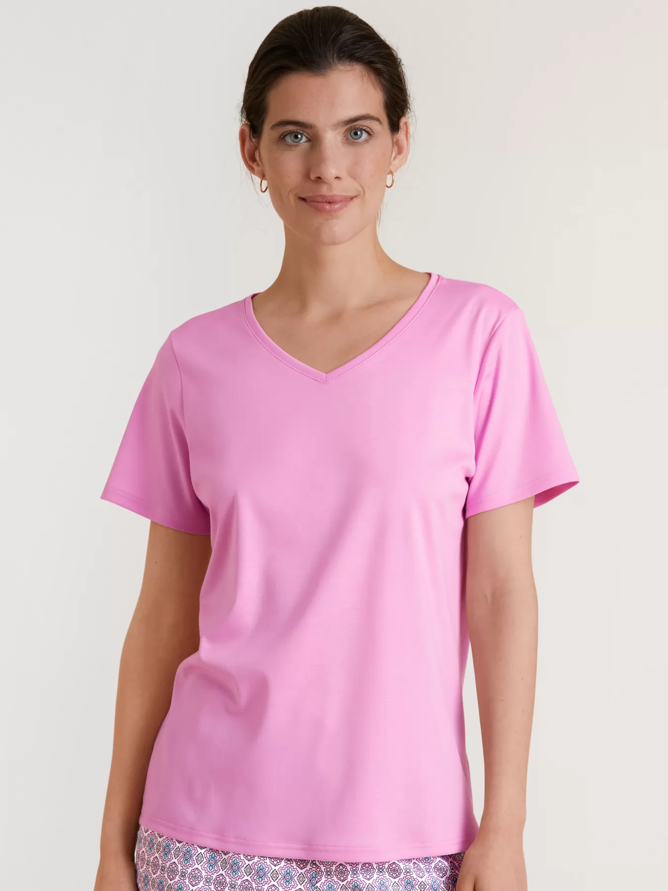 Różowy Koszulka damska Calida Favourites Space 14991 - zdjęcie 1