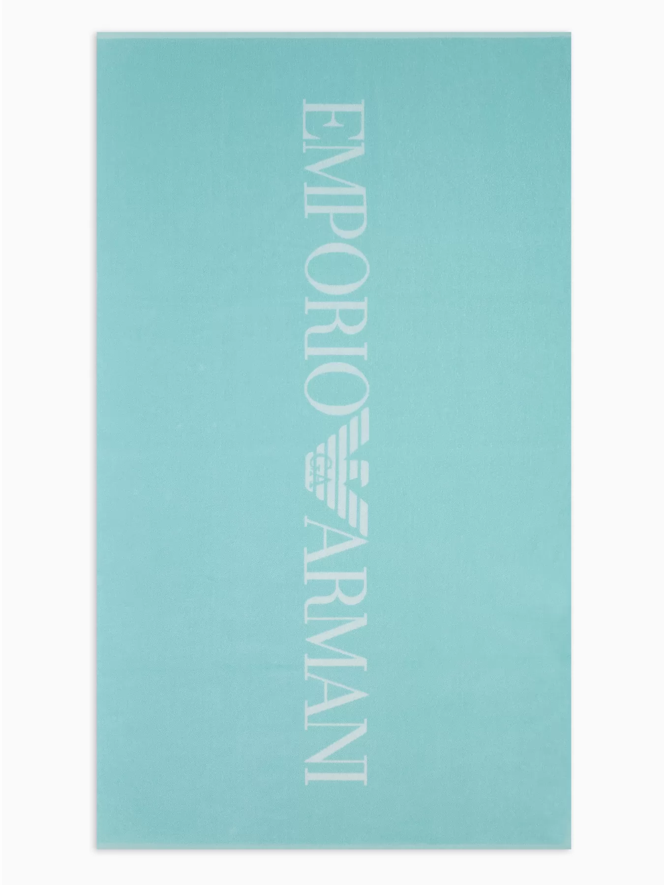 Niebieski Ręcznik plażowy Emporio Armani 2317724R451 - zdjęcie 1