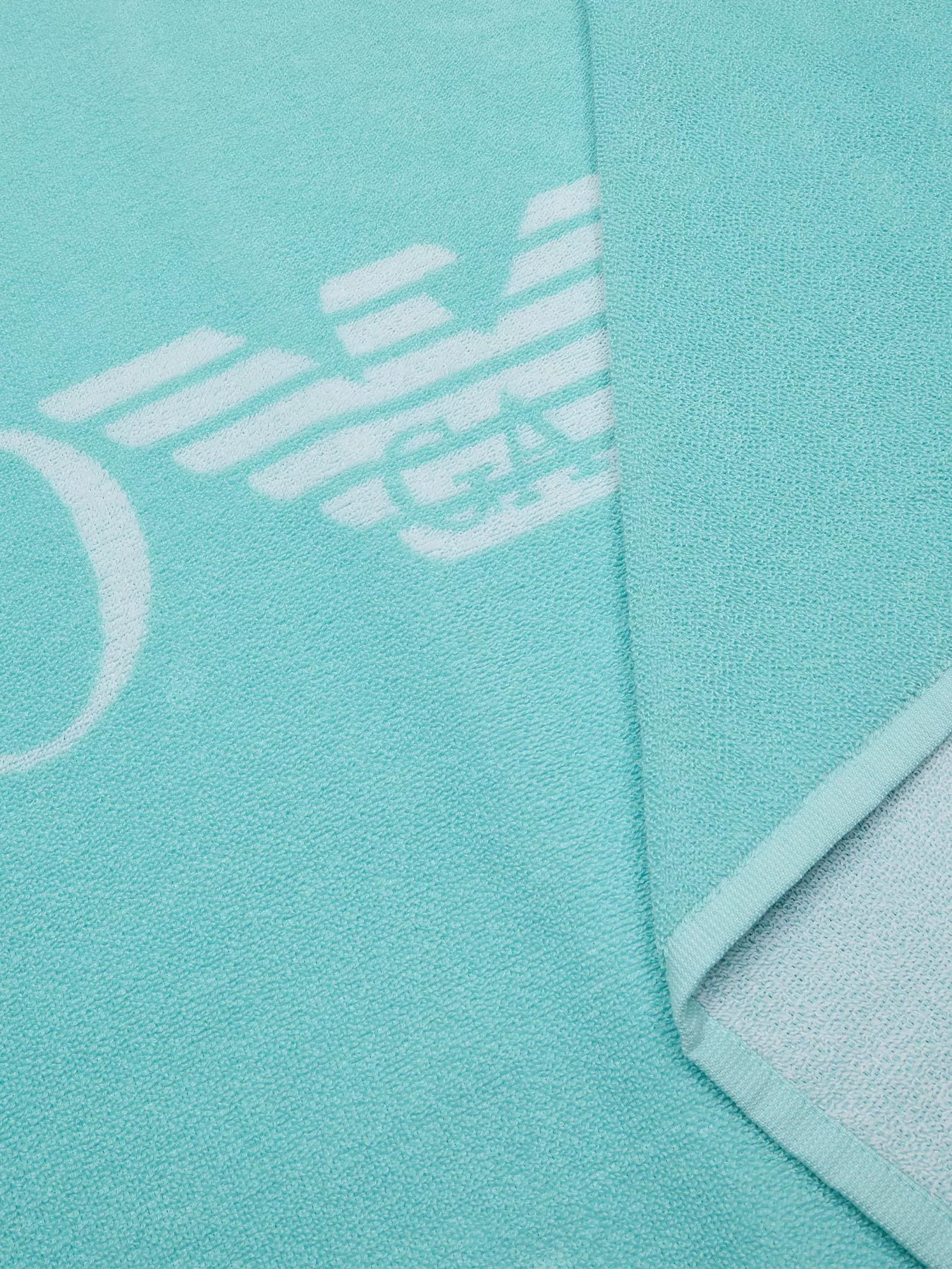 Niebieski Ręcznik plażowy Emporio Armani 2317724R451 - zdjęcie 2