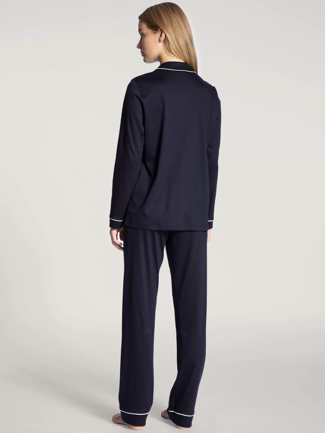 Granatowy Piżama damska Calida Night Lovers 43629 - zdjęcie 2