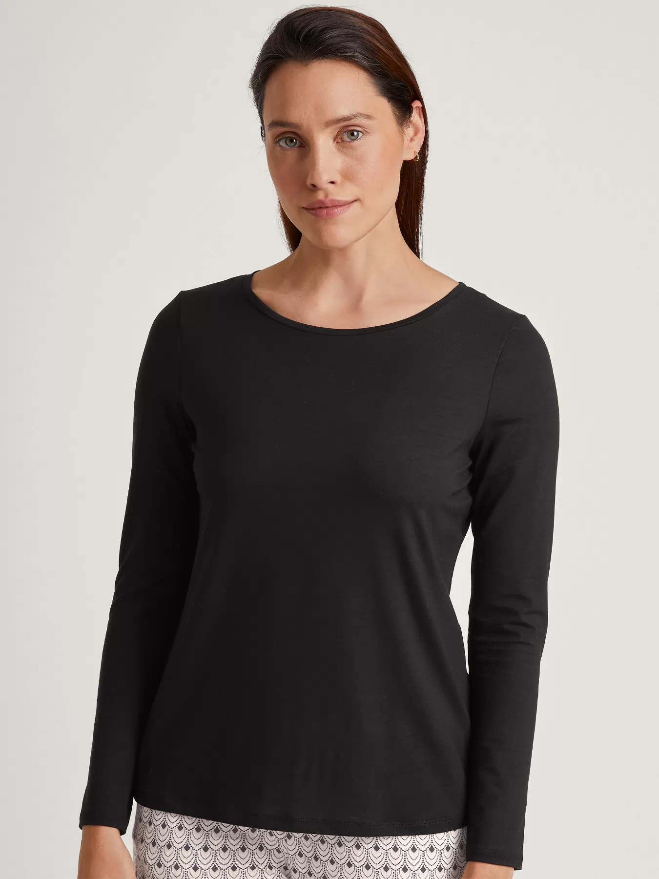 Czarny Koszulka damska Calida Favourites Seduction 15696 - zdjęcie 1