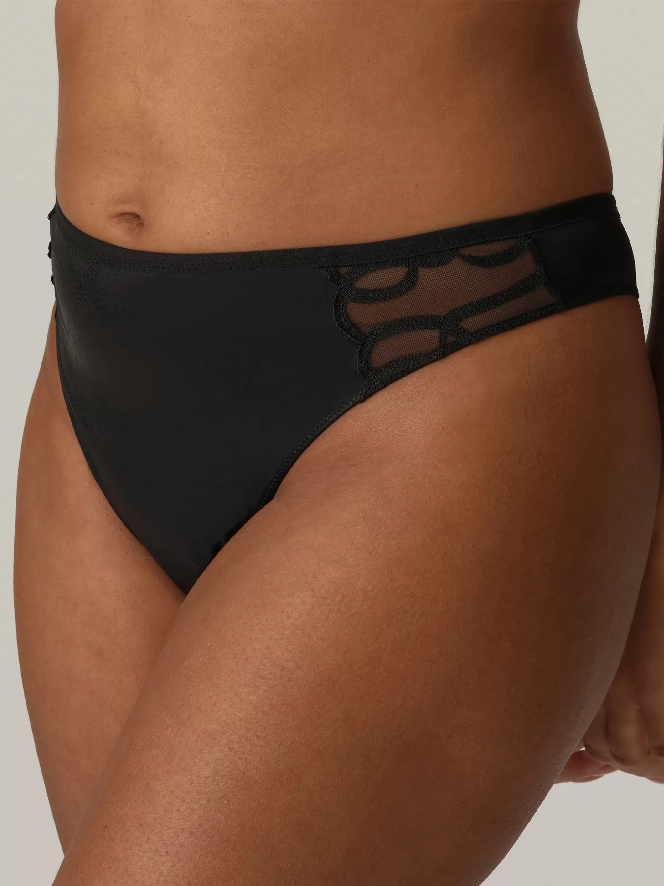 Czarny Stringi PrimaDonna Vallarta 663500 - zdjęcie 3