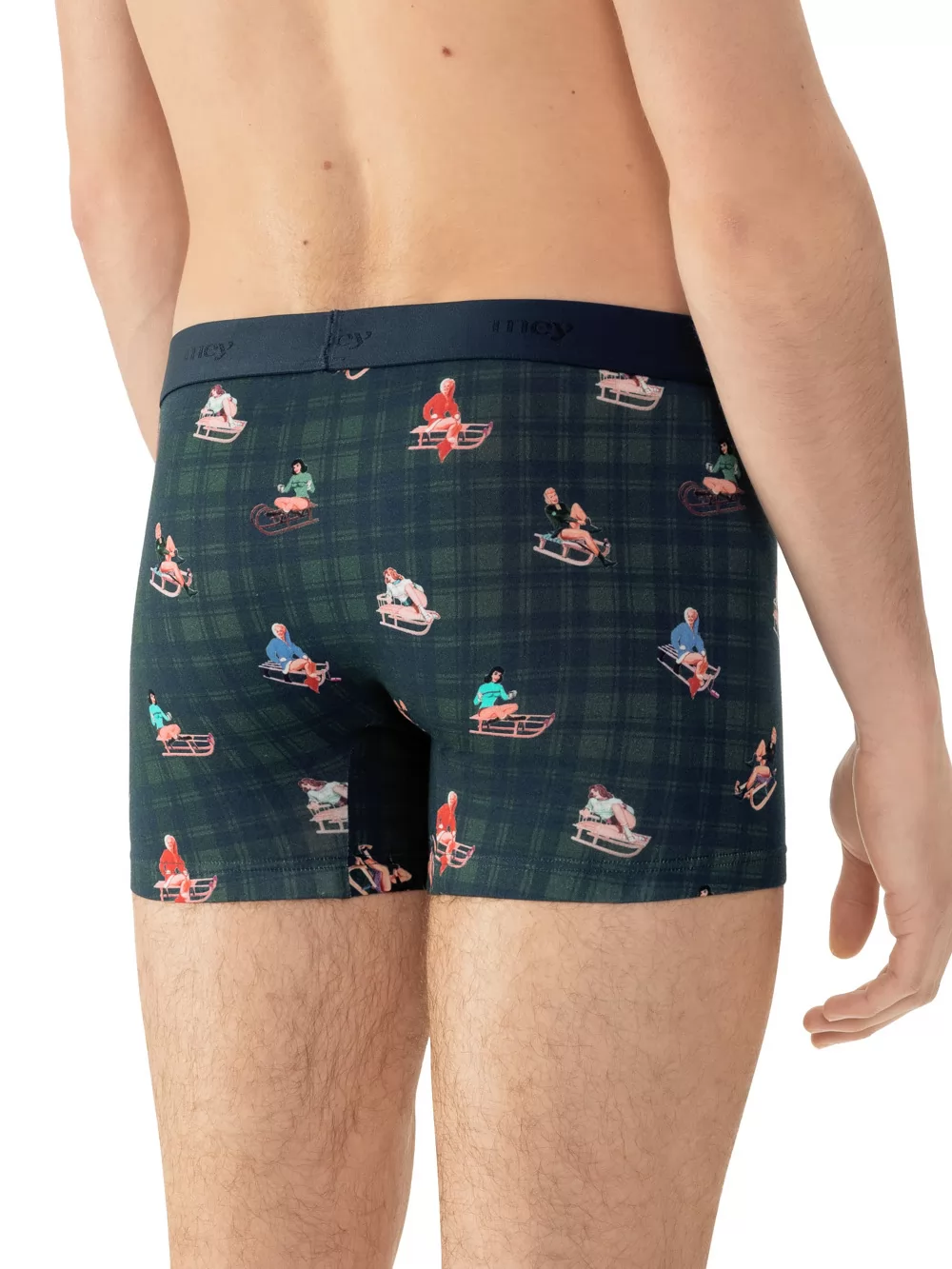 Granatowy, wielobarwny, zielony Bokserki męskie mey Sledge Ride 2120042 - zdjęcie 2