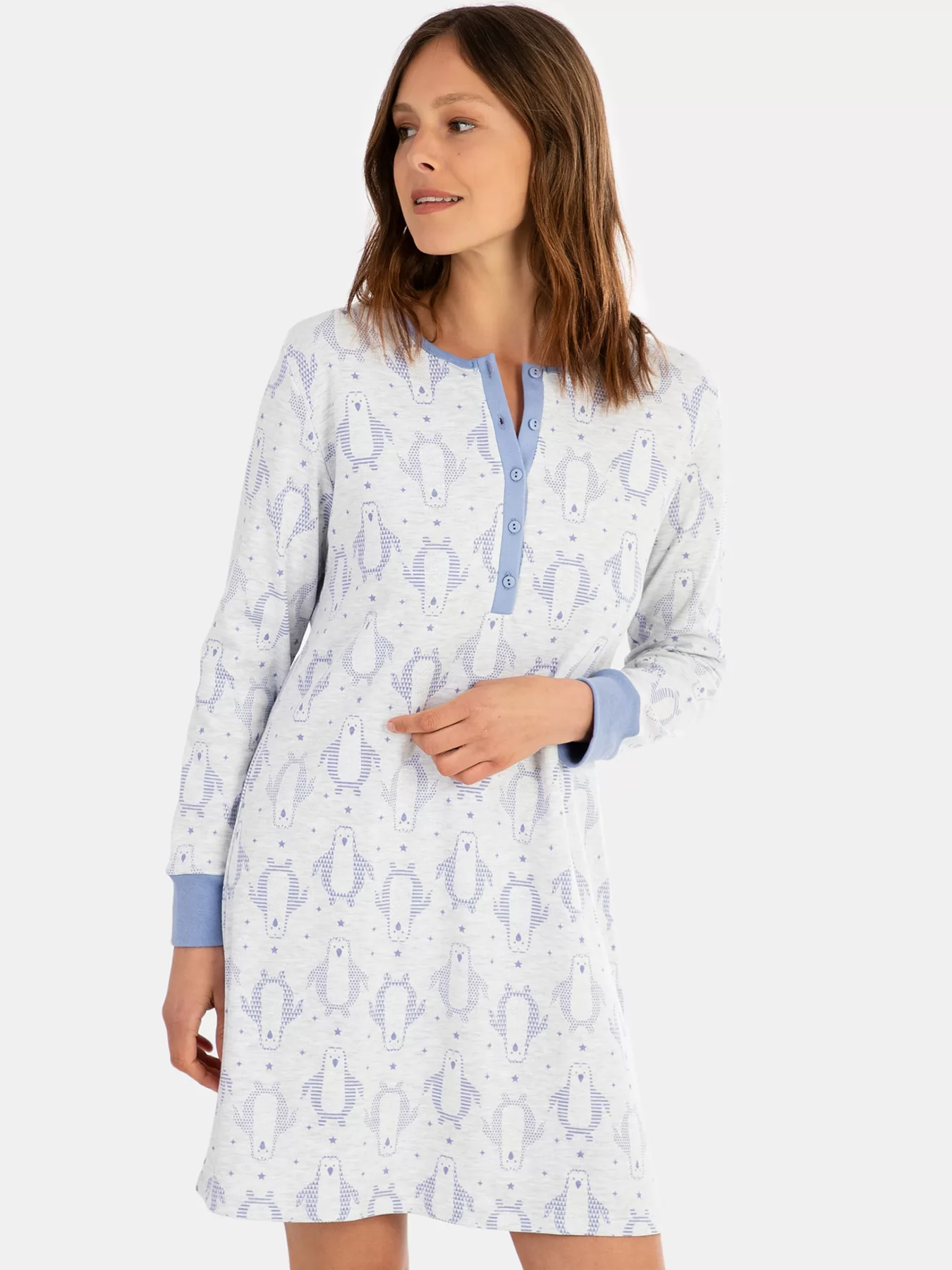 Niebieski Koszula nocna Massana 747216 - zdjęcie 1