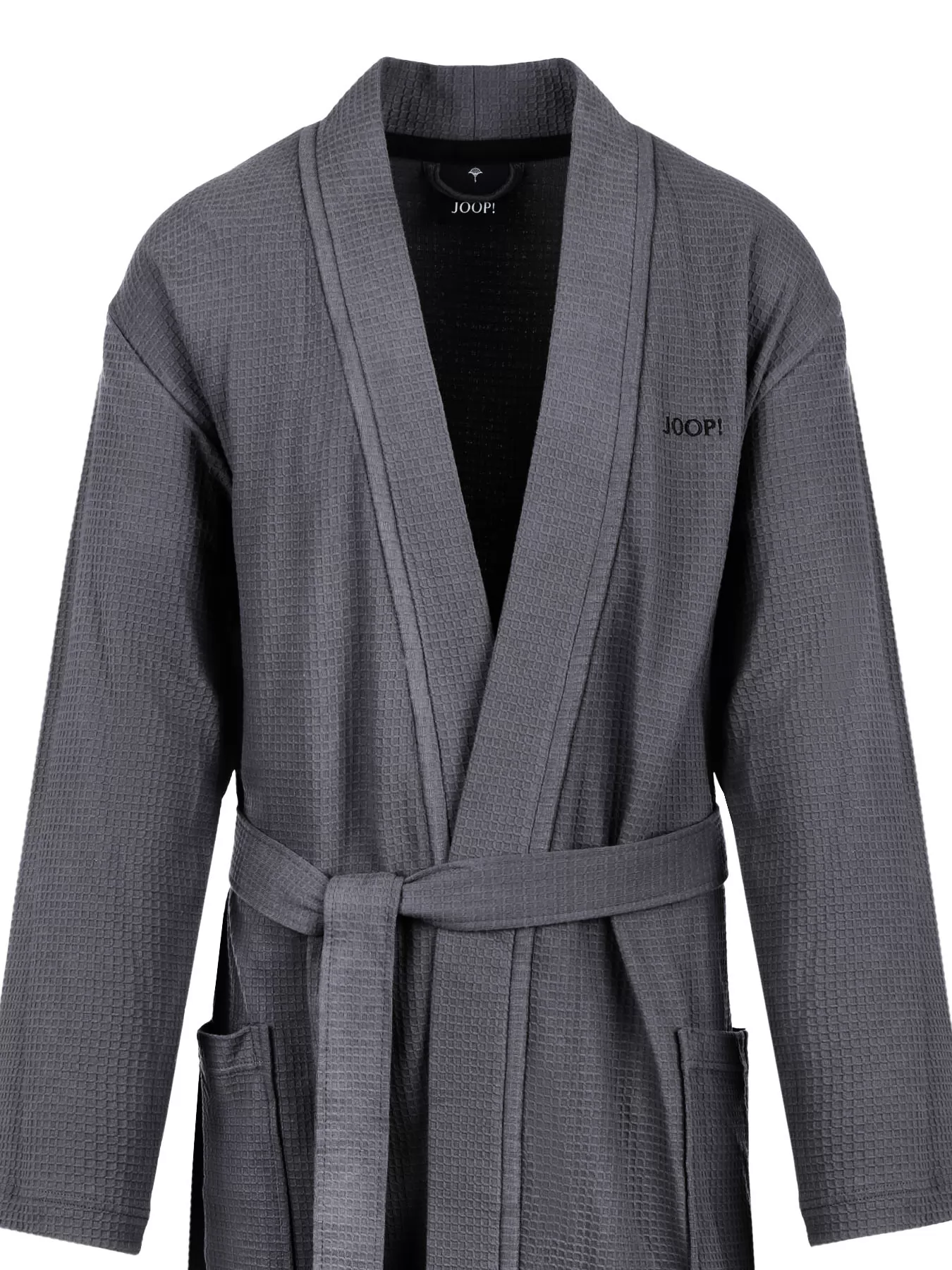 Antracytowy, szary Szlafrok męski JOOP! 1656 - zdjęcie 3