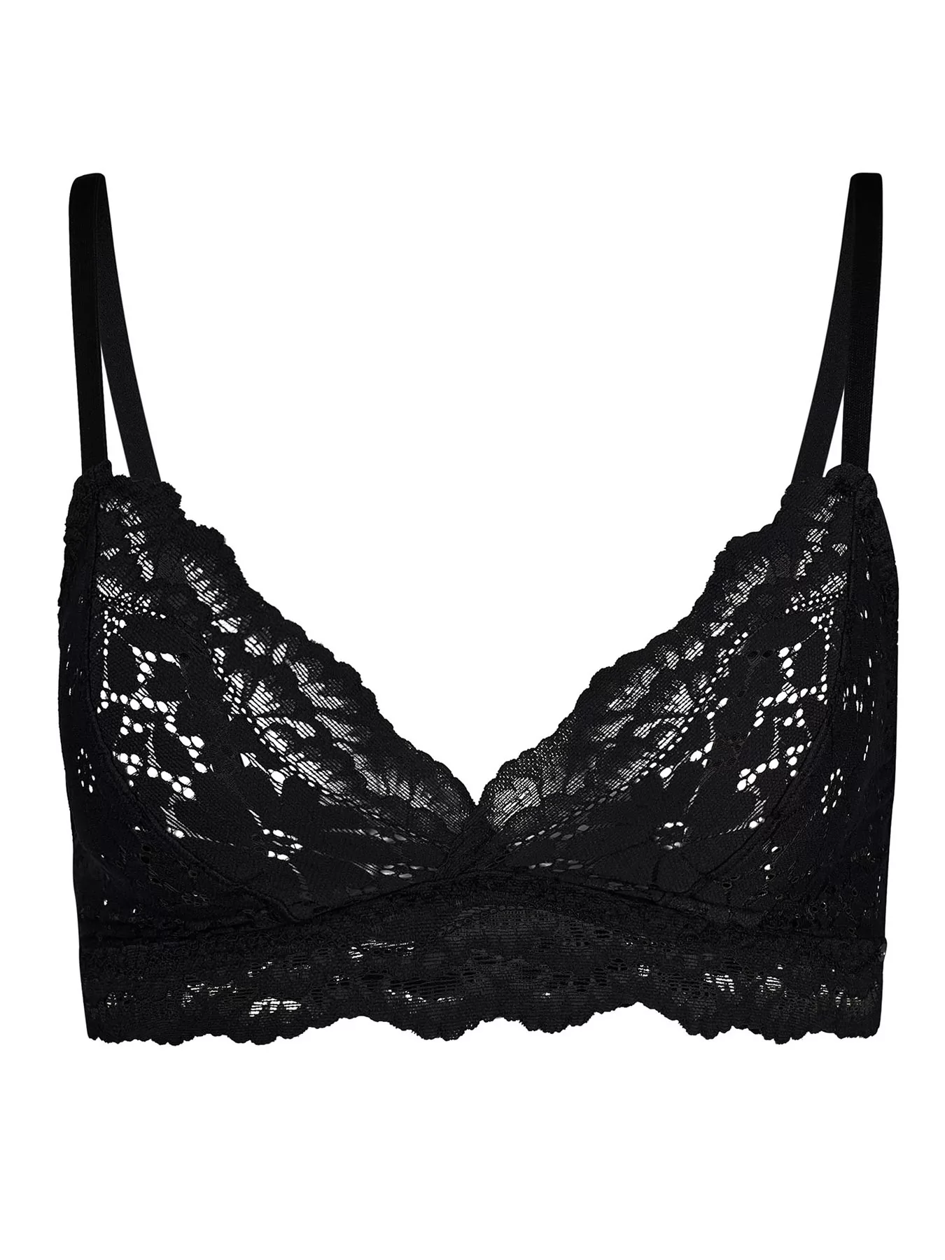 Czarny Biustonosz bez fiszbin Skiny Wonderfulace 084582 - zdjęcie 1