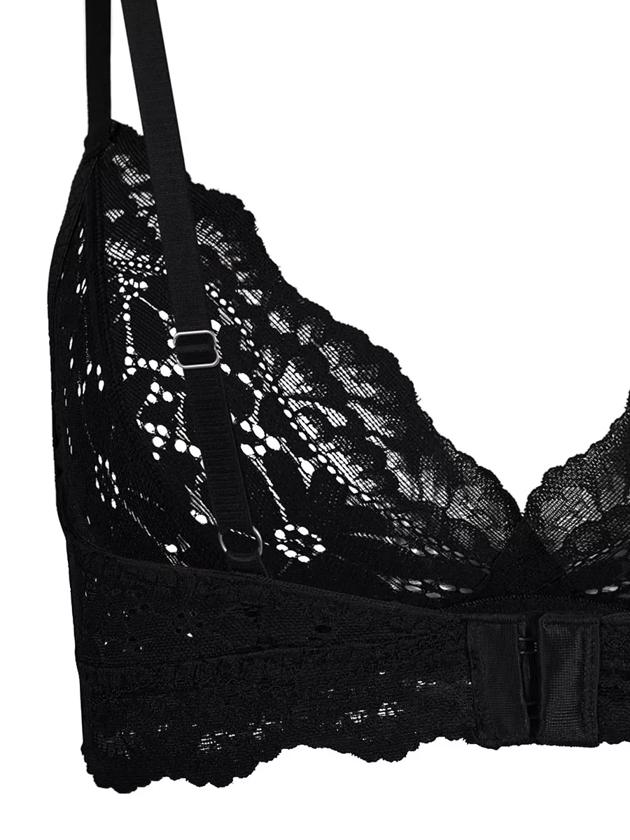 Czarny Biustonosz bez fiszbin Skiny Wonderfulace 084582 - zdjęcie 3