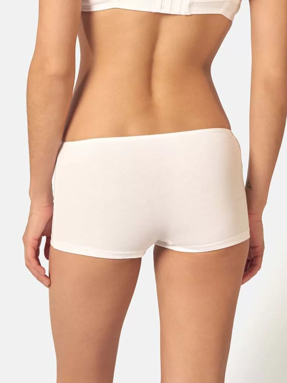 Biały Bokserki Skiny Cotton Essentials 089350 - zdjęcie 2