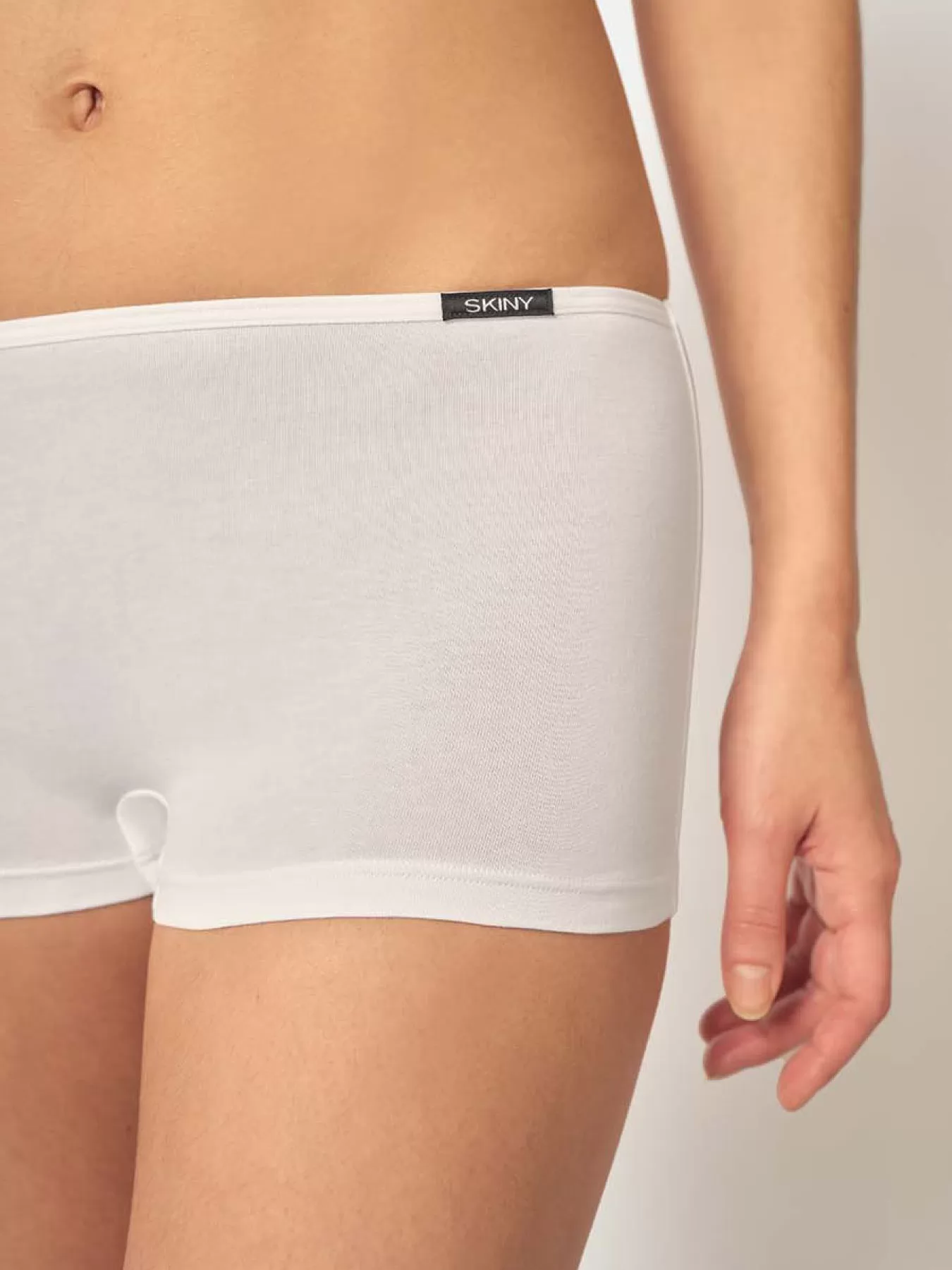 Biały Bokserki Skiny Cotton Essentials 089350 - zdjęcie 3