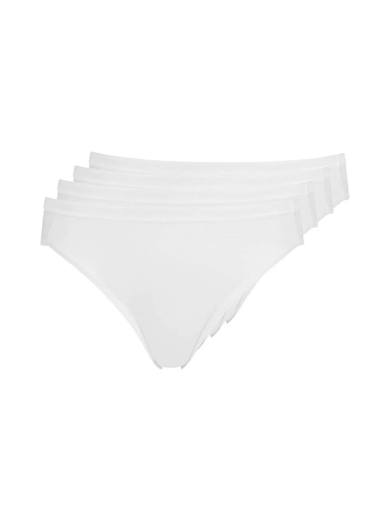 Biały Figi damskie 4PACK Huber 015817 - zdjęcie 1