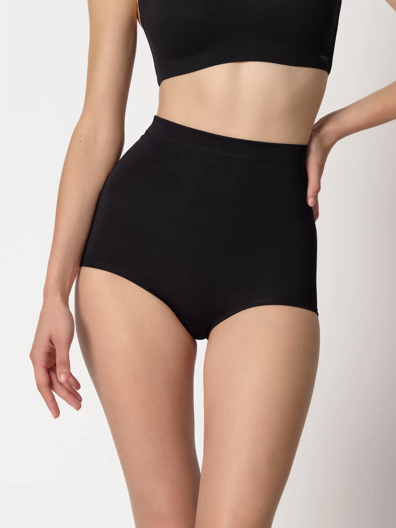 Czarny Figi damskie Huber Perfect Shape 010226 - zdjęcie 1