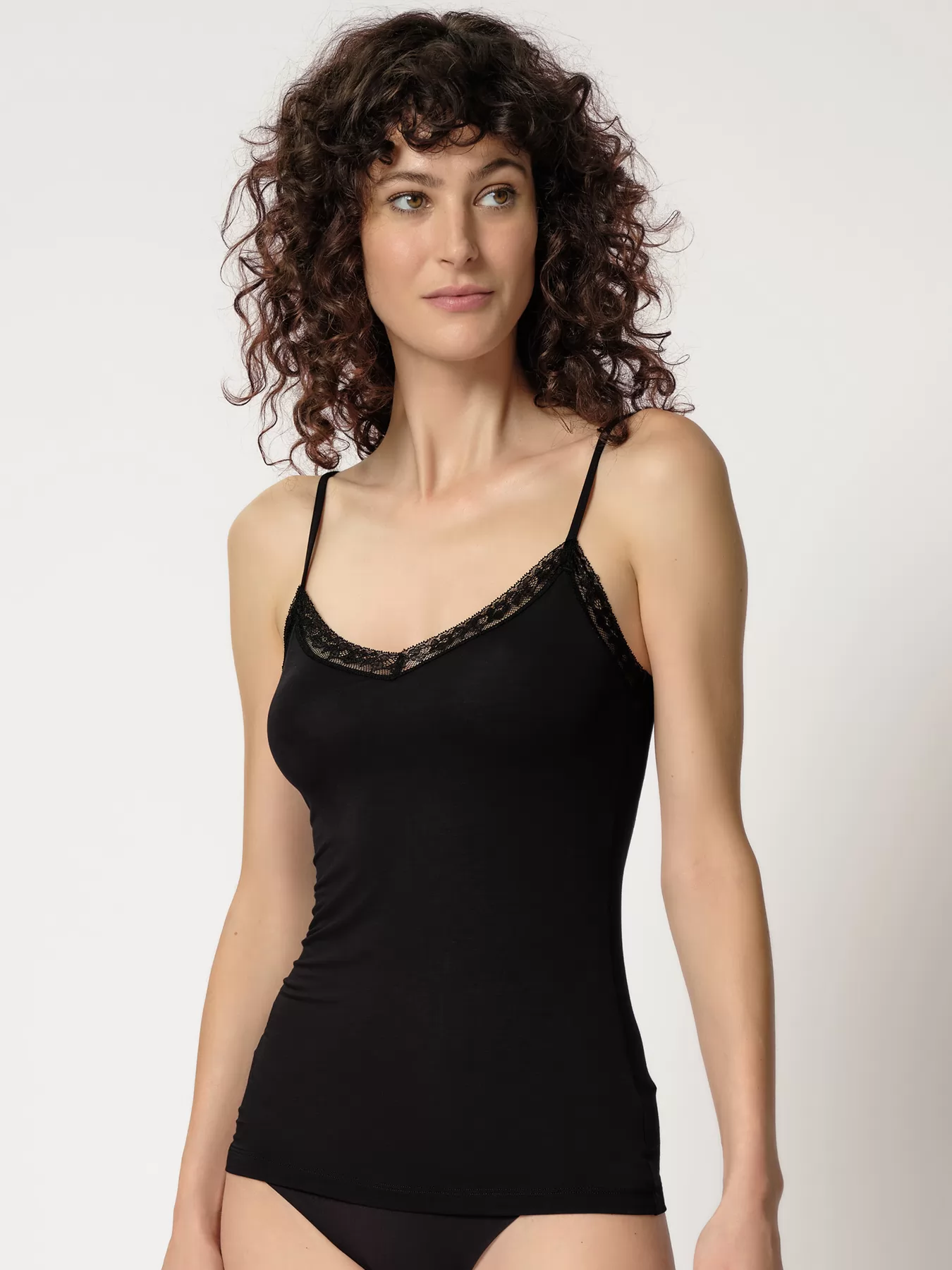 Czarny Koszulka damska Huber Soft Modal 010223 - zdjęcie 1