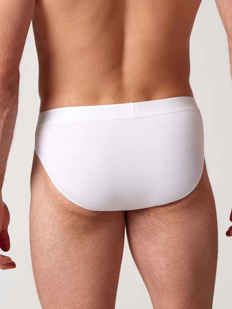 Biały Slipy męskie 2PACK Huber 112493 - zdjęcie 3