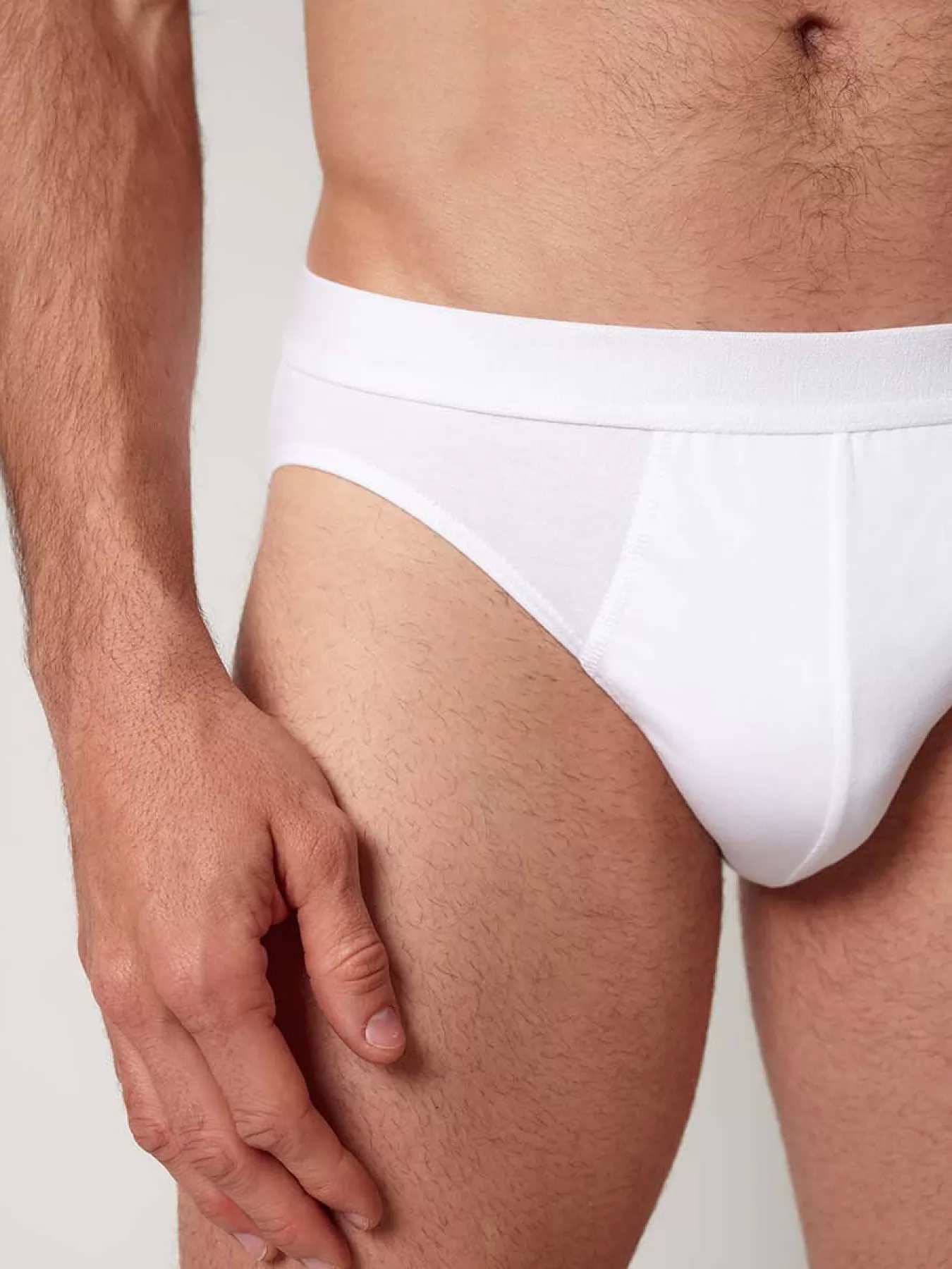 Biały Slipy męskie 2PACK Huber 112493 - zdjęcie 4