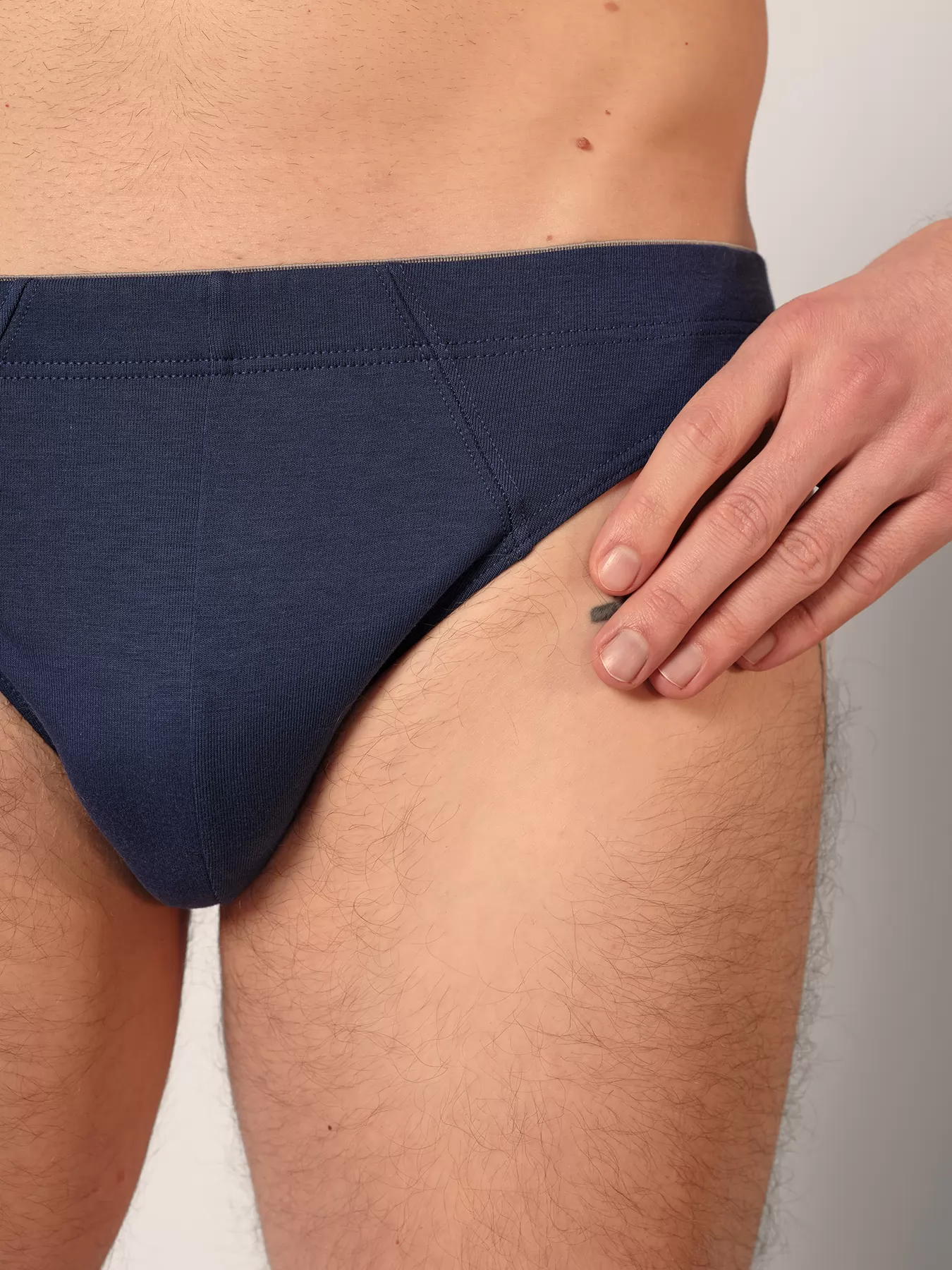 Czarny, granatowy, wielobarwny Slipy męskie 3PACK Huber 112635 - zdjęcie 9