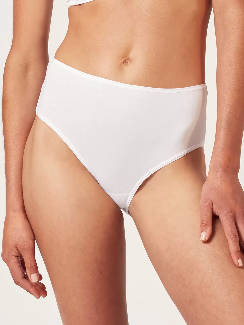 Biały Figi damskie 2PACK Huber 010113 - zdjęcie 1