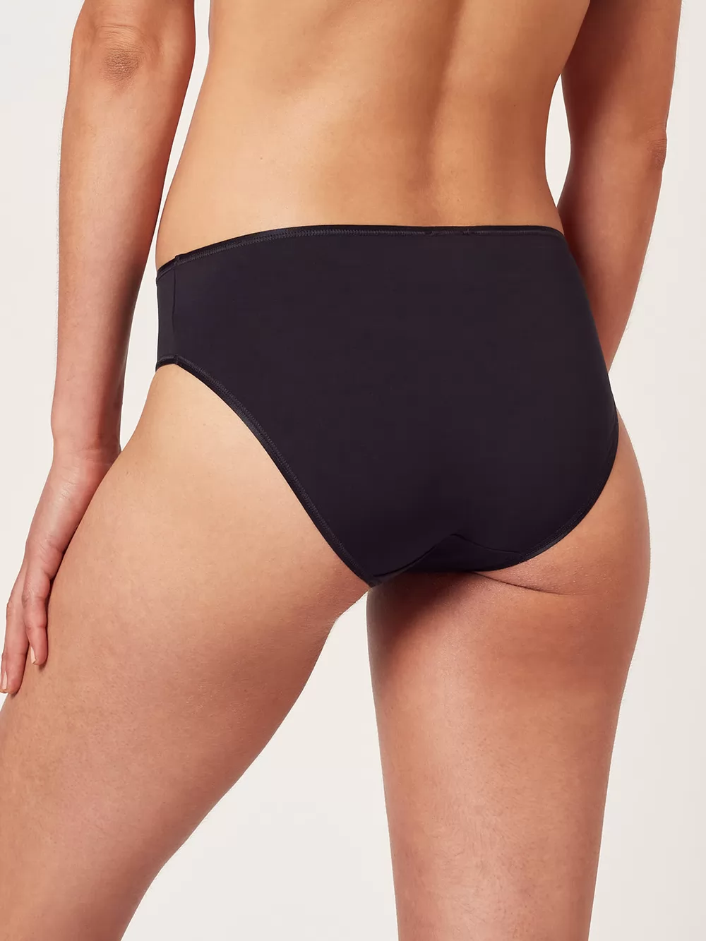 Czarny Figi damskie 2PACK Huber 010114 - zdjęcie 3