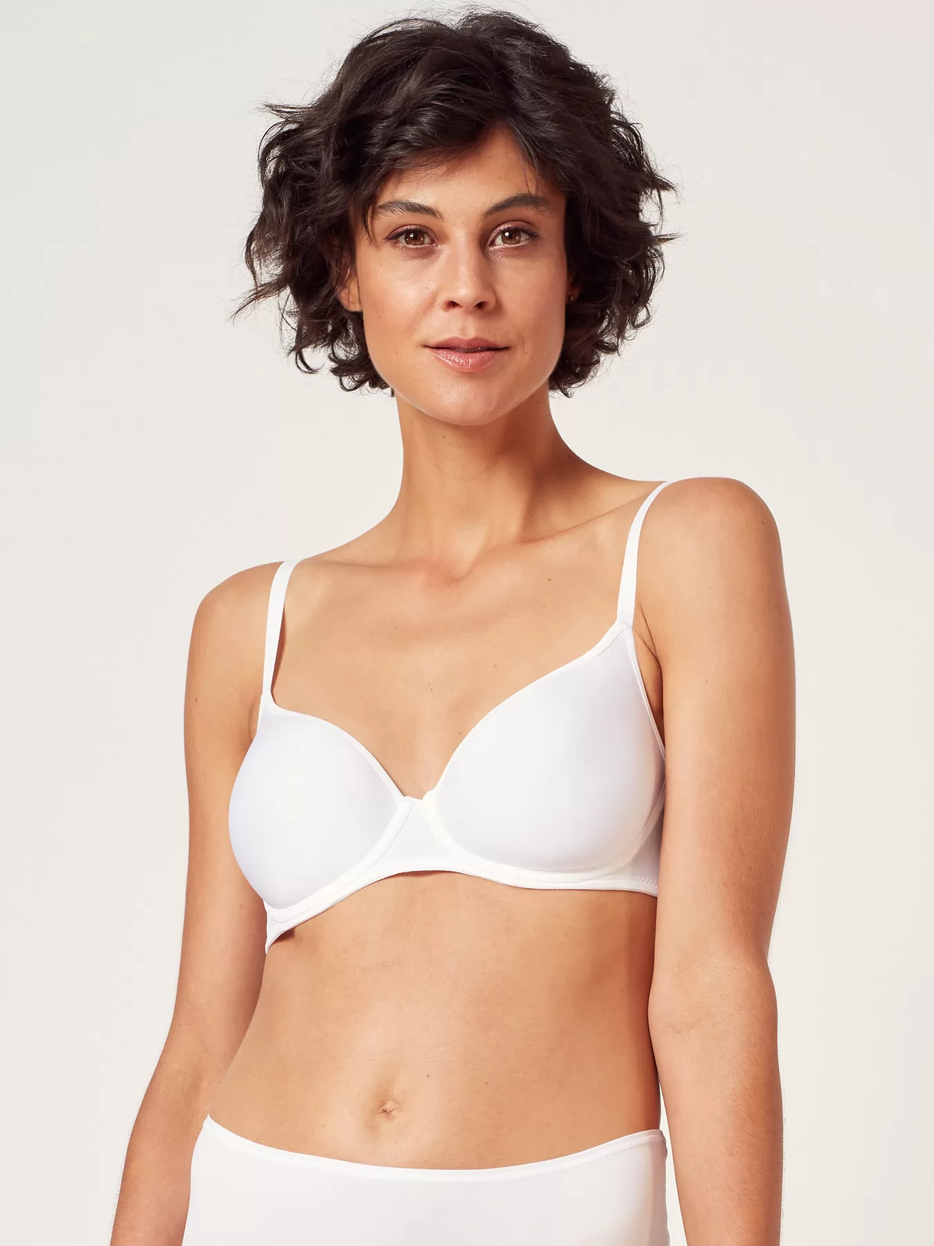 Biały Biustonosz Huber Bra Selection 010102 - zdjęcie 1